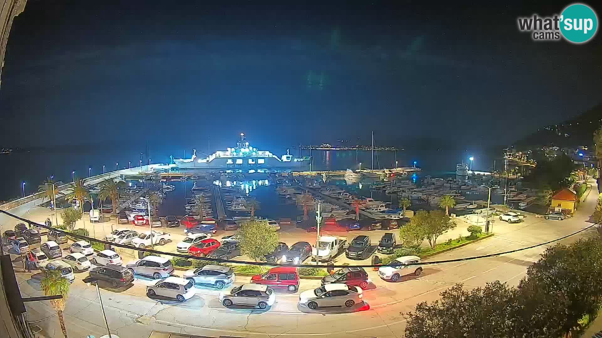 Webcam Orebić Riva – Ferry to Korčula Live