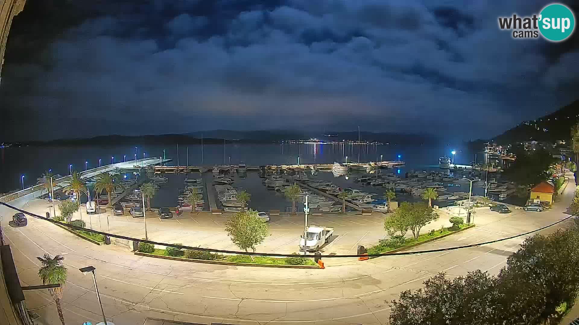 Webcam Orebić Uferpromenade – Fähre nach Korčula Live