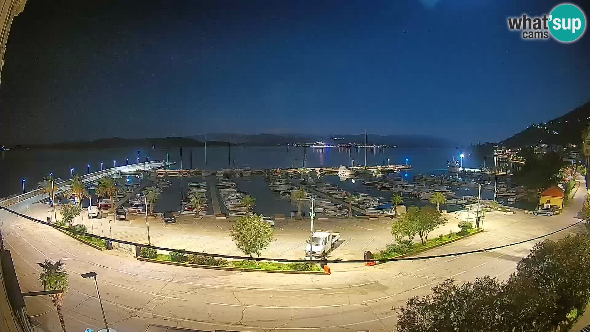 Webcam Orebić Riva – Ferry a Korčula en vivo