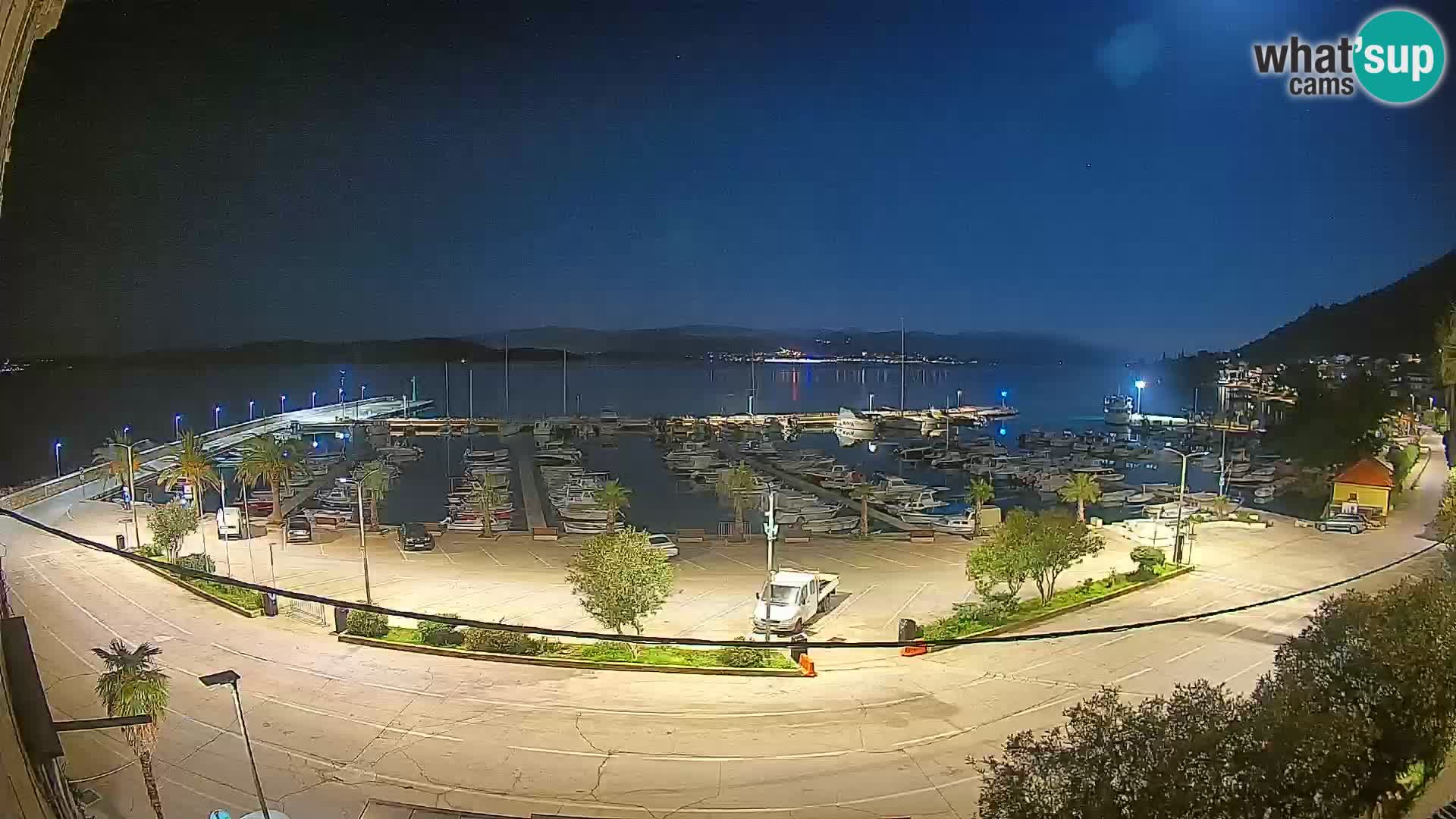 Spletna kamera Orebić Riva – Trajekt za Korčulo v živo