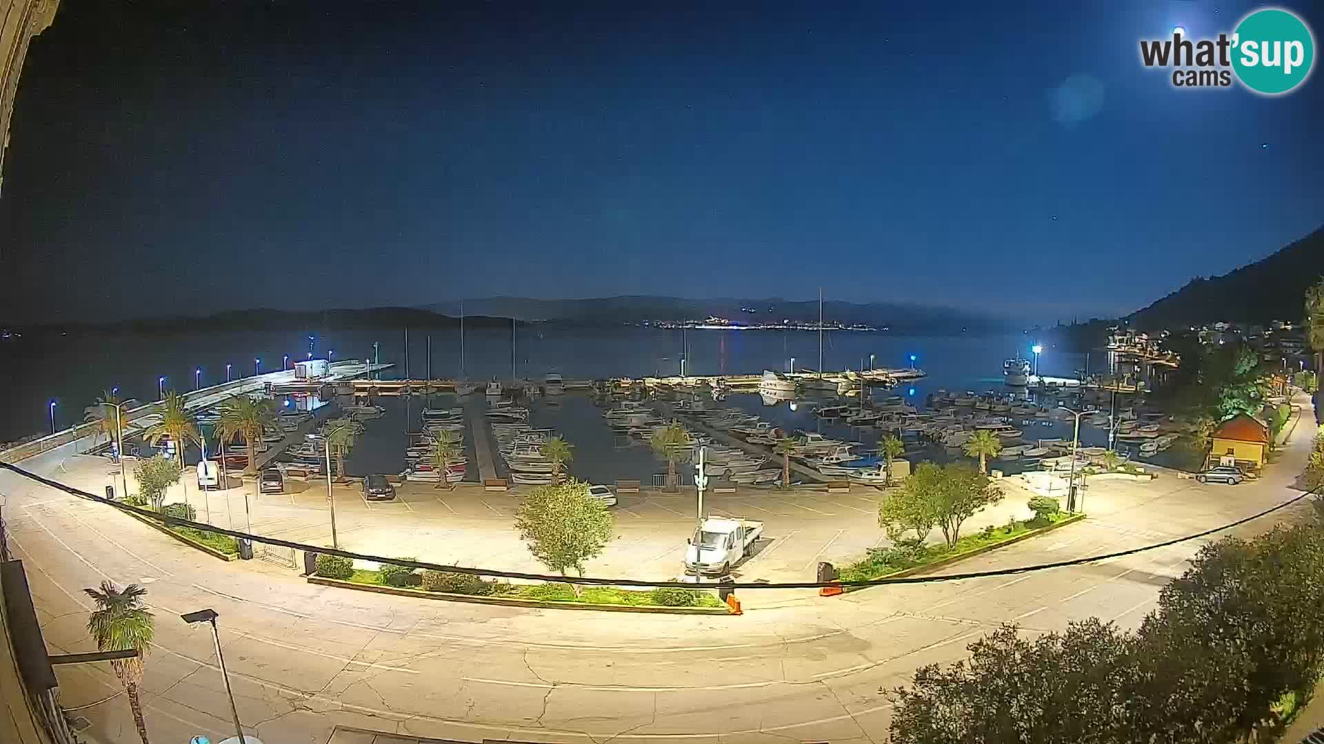 Webcam Orebić Riva – Ferry to Korčula Live