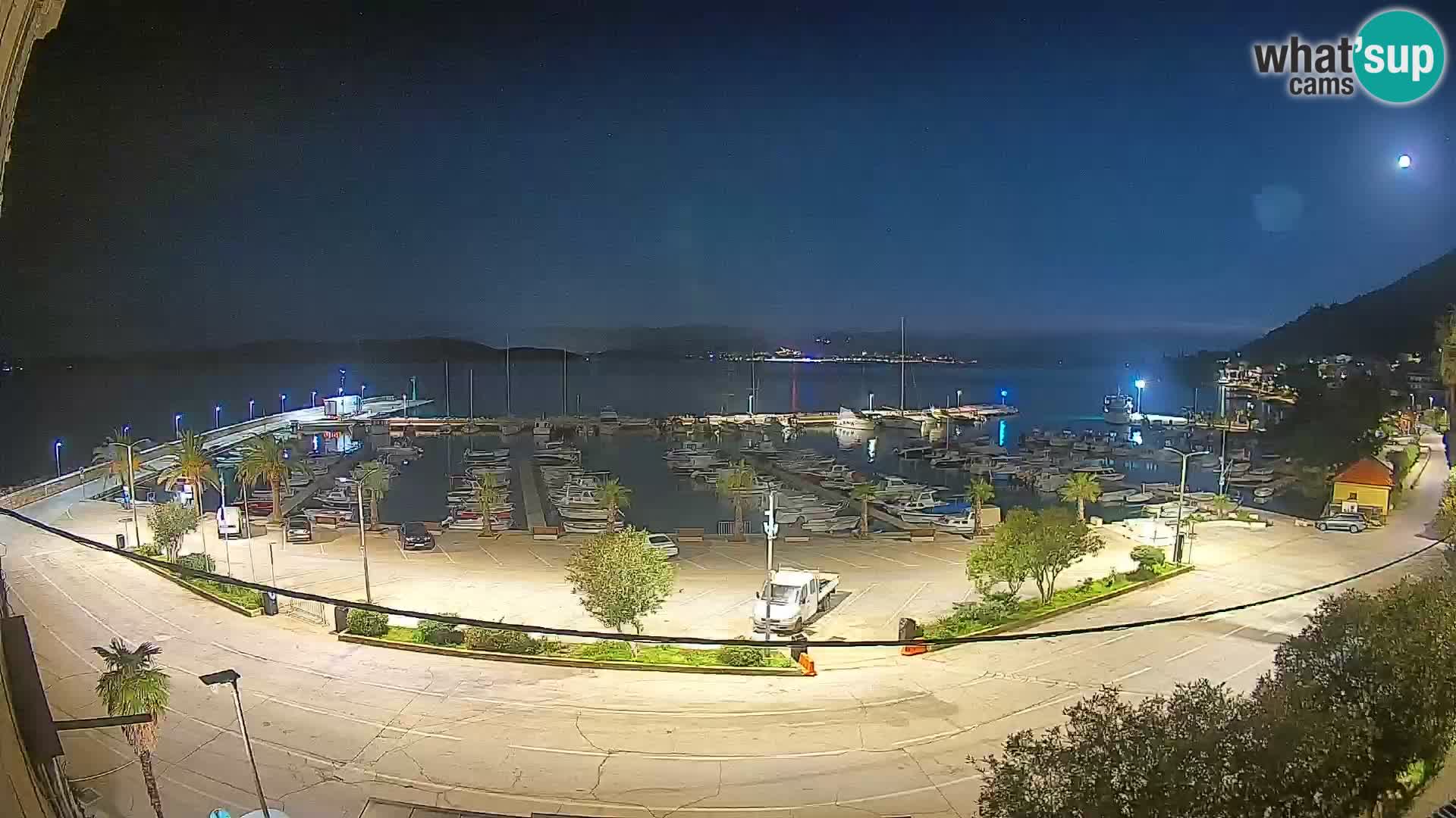 Webcam Orebić Riva – Ferry a Korčula en vivo
