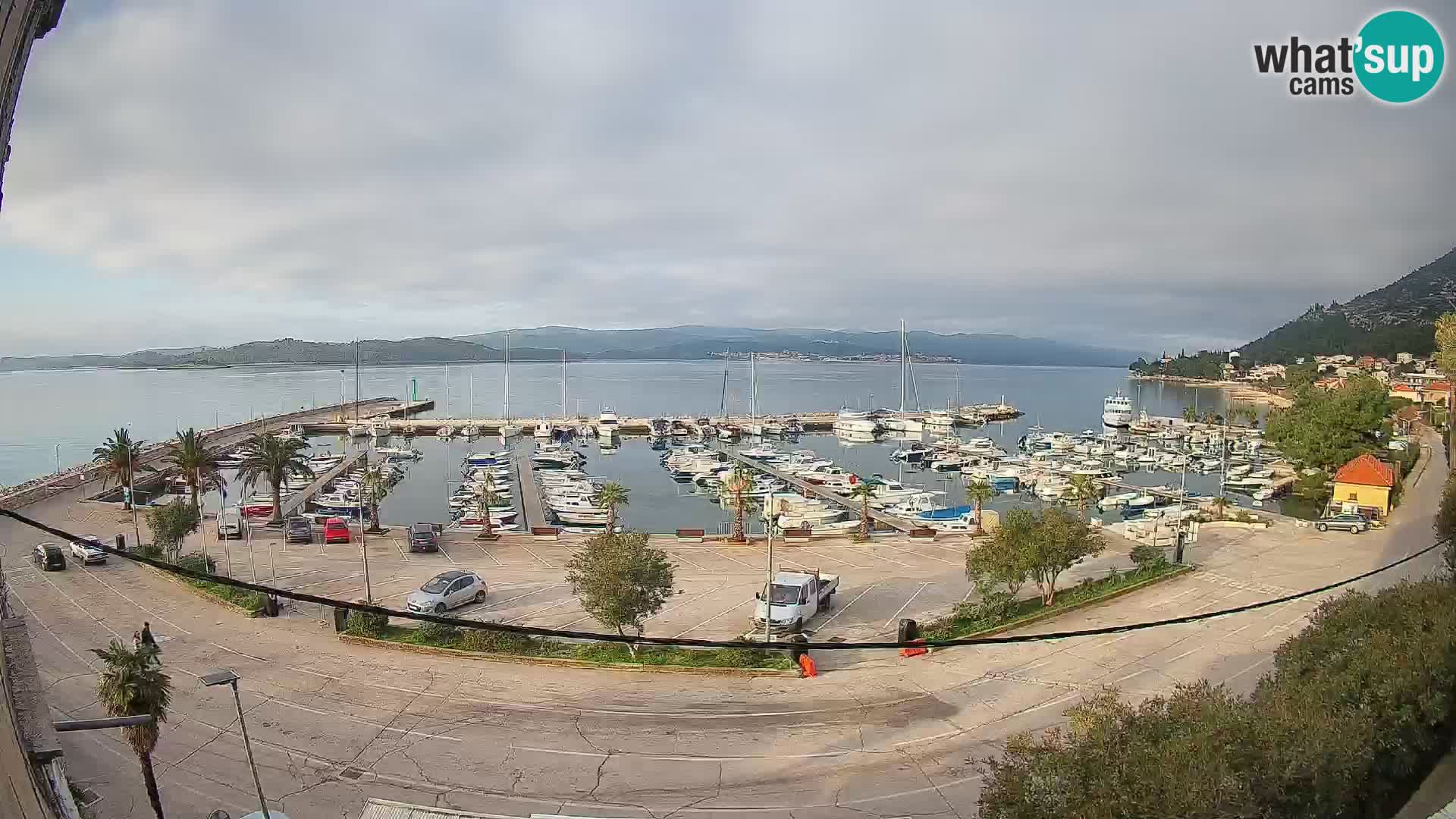 Webcam Orebić Riva – Ferry to Korčula Live