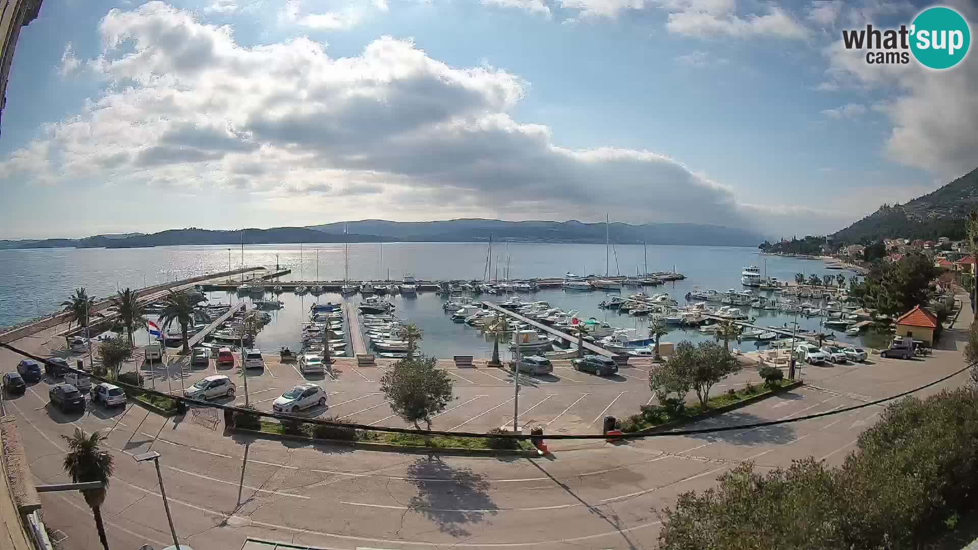 Webcam Orebić Riva – Ferry to Korčula Live