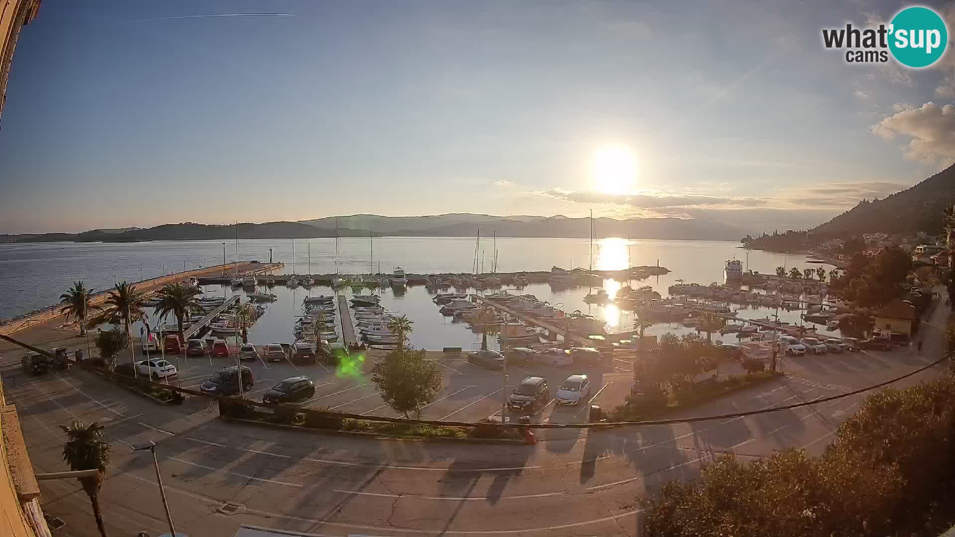 Webcam Orebić Riva – Ferry vers Korčula en direct