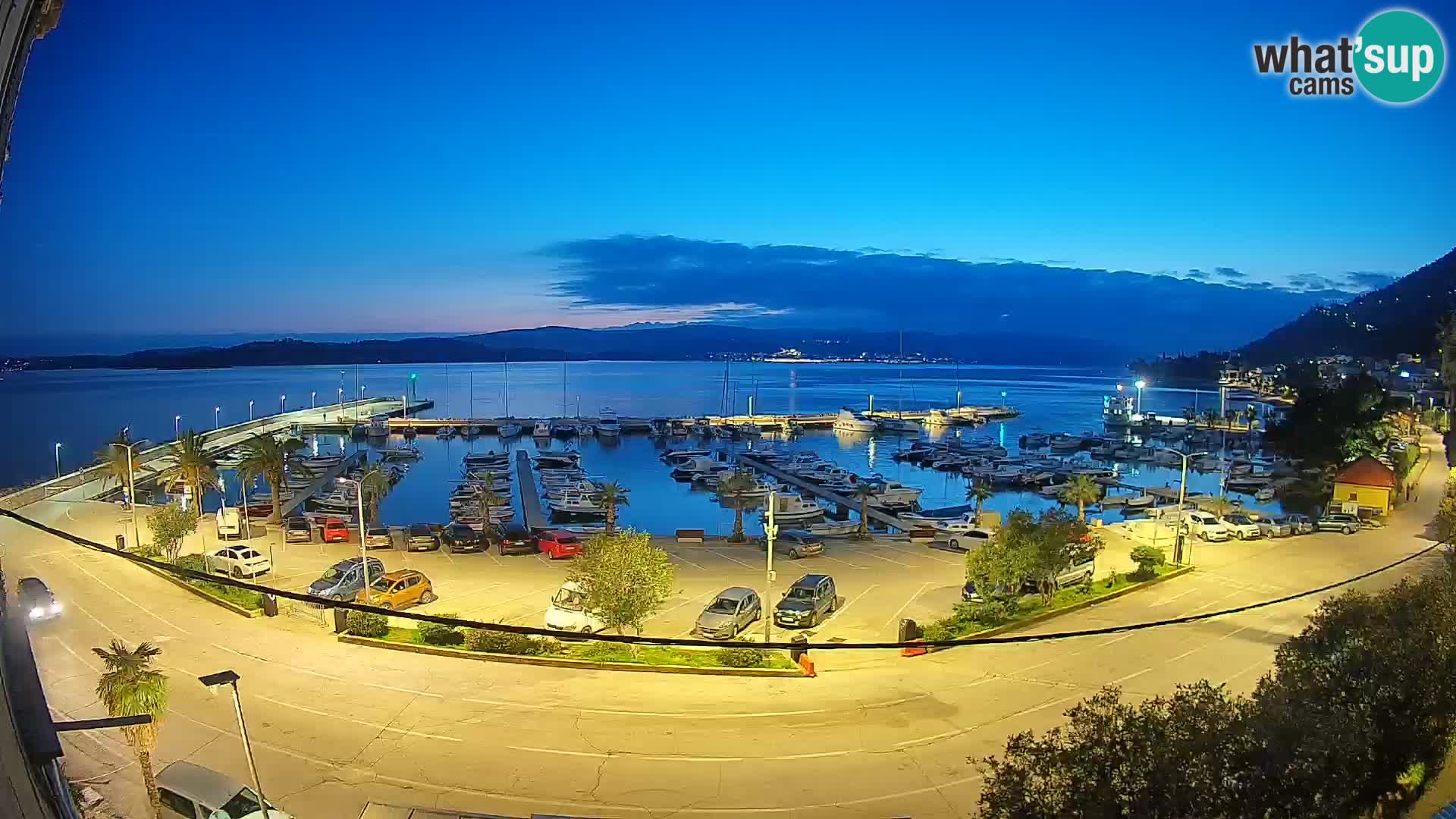 Webcam Orebić Riva – Ferry a Korčula en vivo
