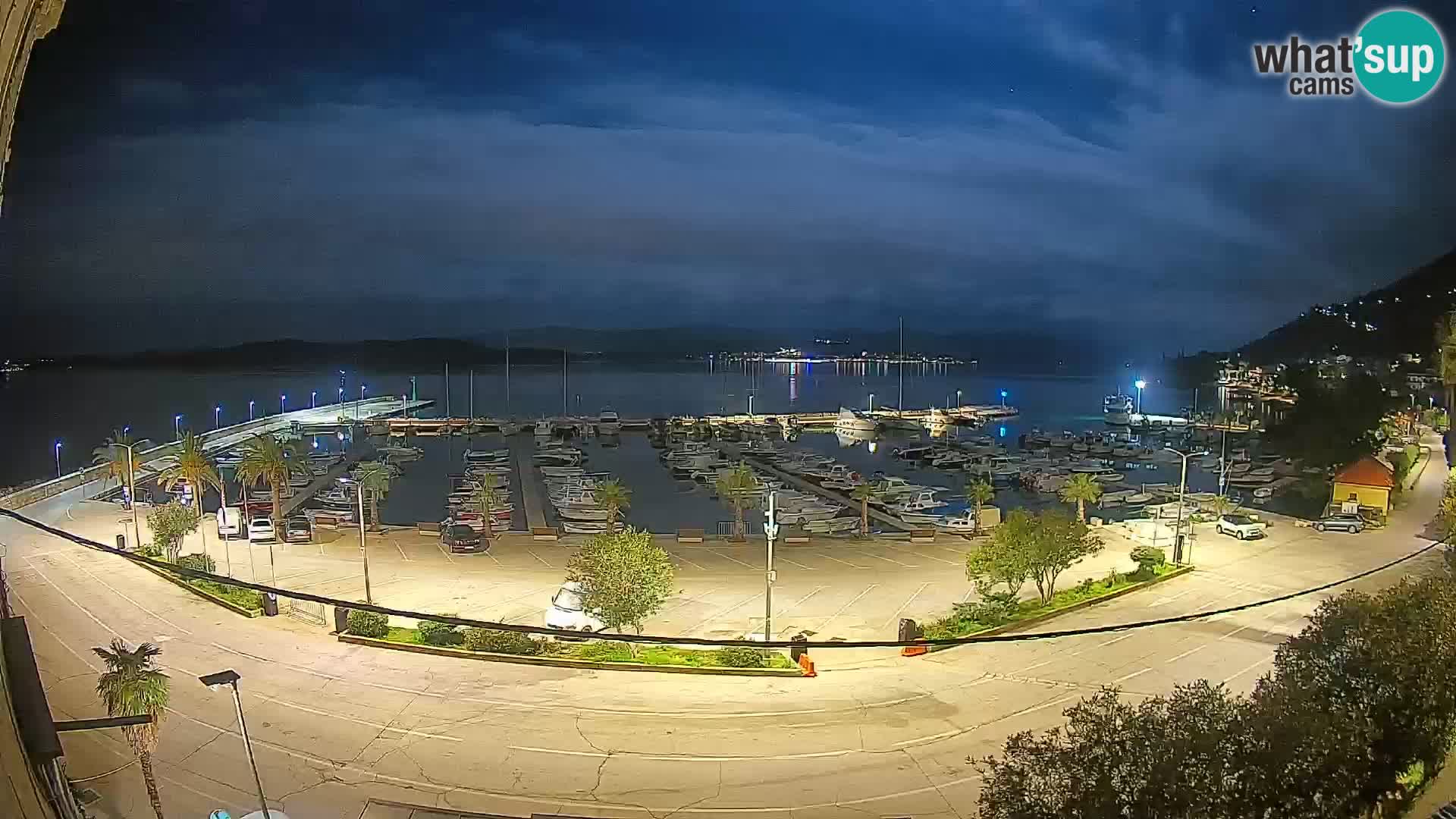 Webcam Orebić Riva – Ferry a Korčula en vivo