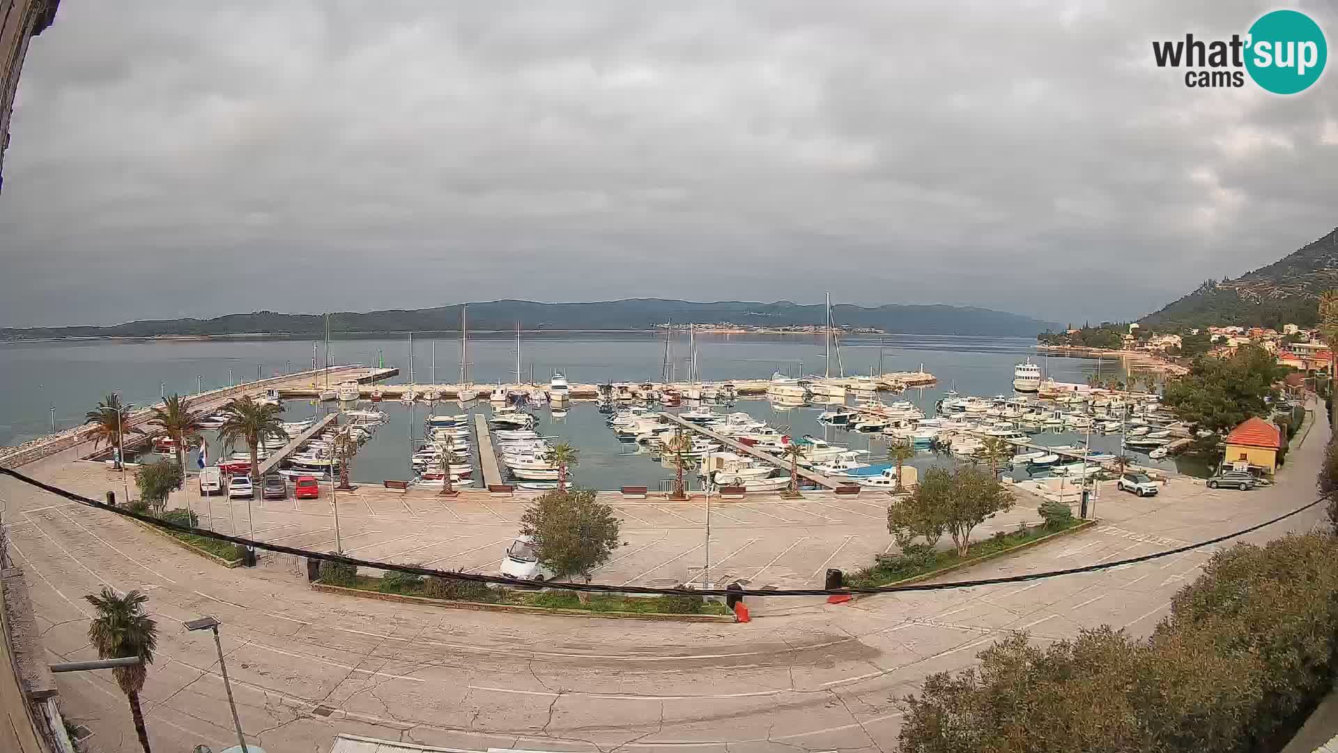 Webcam Orebić Uferpromenade – Fähre nach Korčula Live