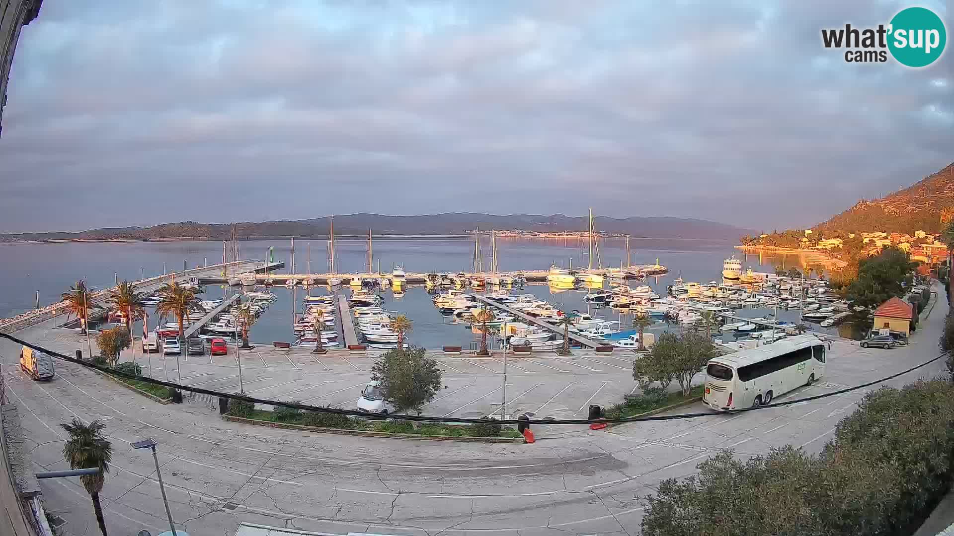 Webcam Orebić Riva – Ferry a Korčula en vivo