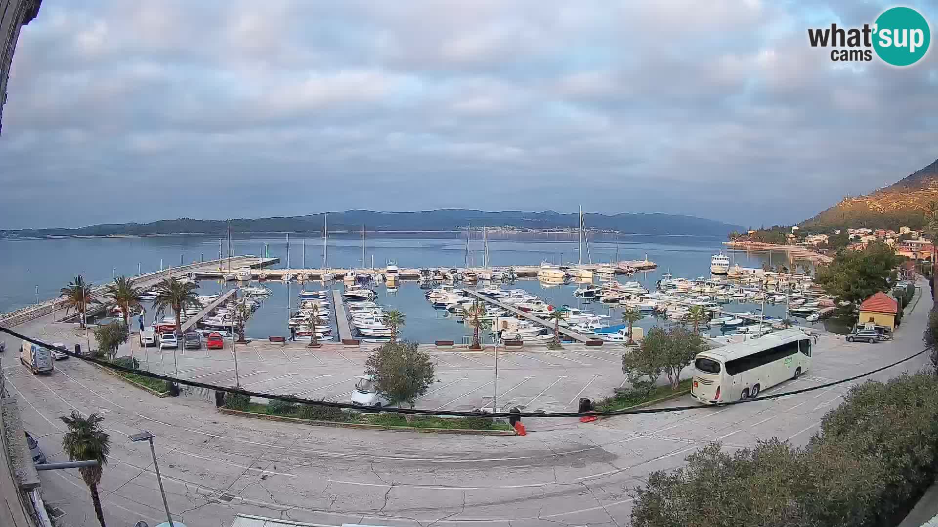 Webcam Orebić Riva – Ferry vers Korčula en direct