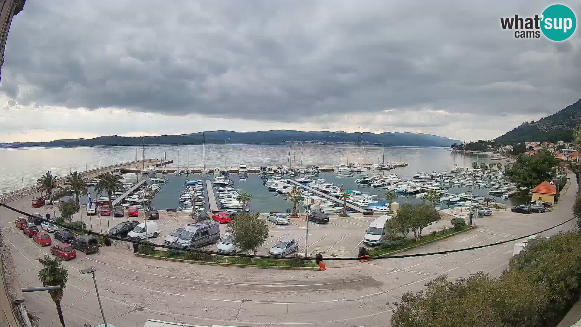 Webcam Orebić Riva – Ferry to Korčula Live