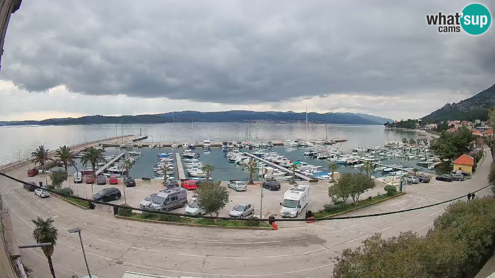 Webcam Orebić Riva – Ferry to Korčula Live