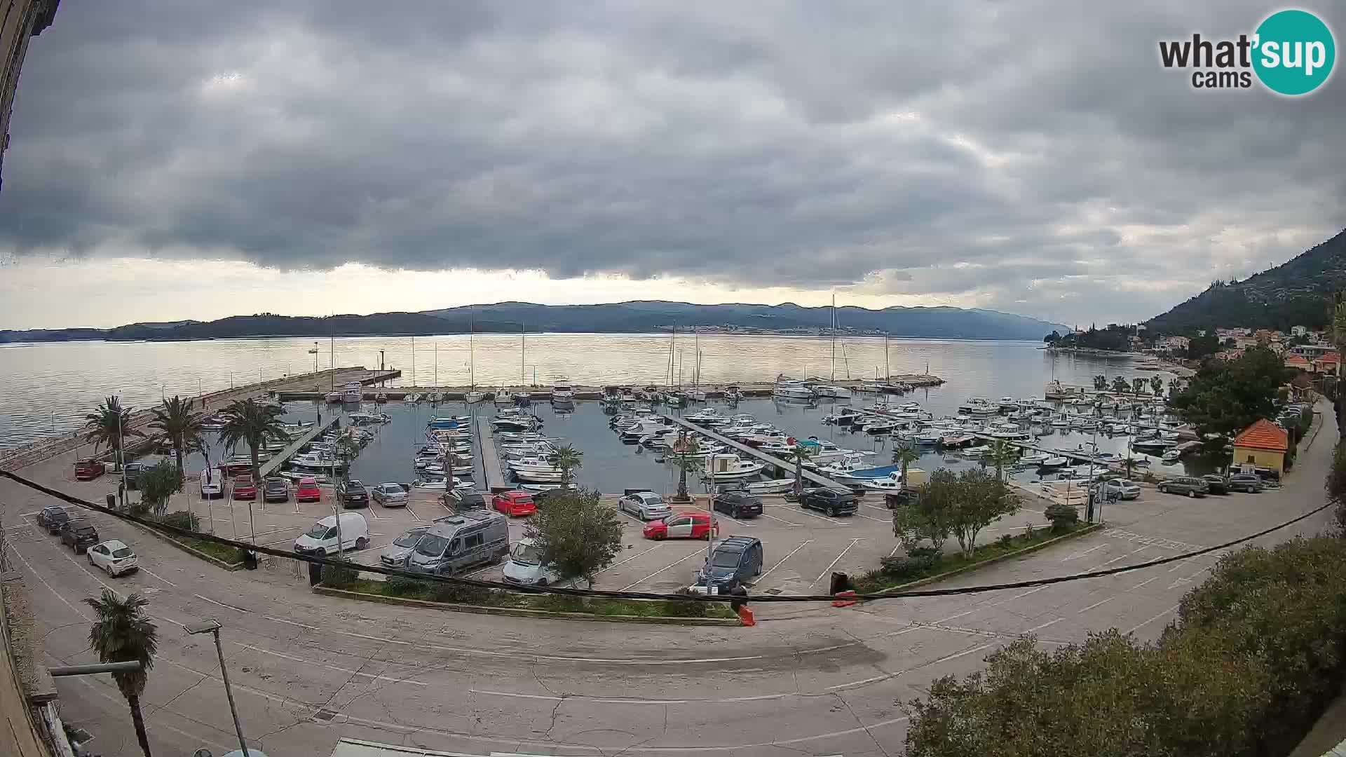 Webcam Orebić Riva – Ferry vers Korčula en direct