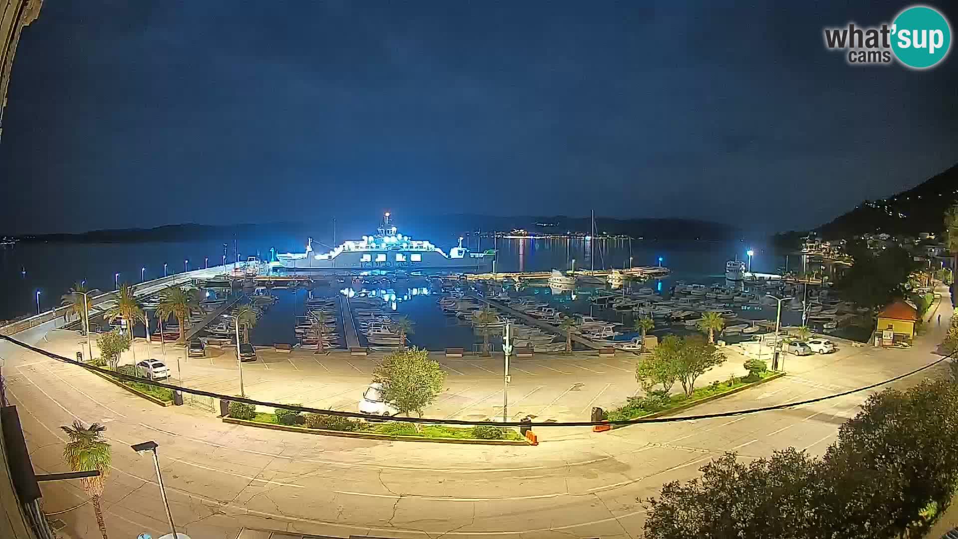 Webcam Orebić Uferpromenade – Fähre nach Korčula Live