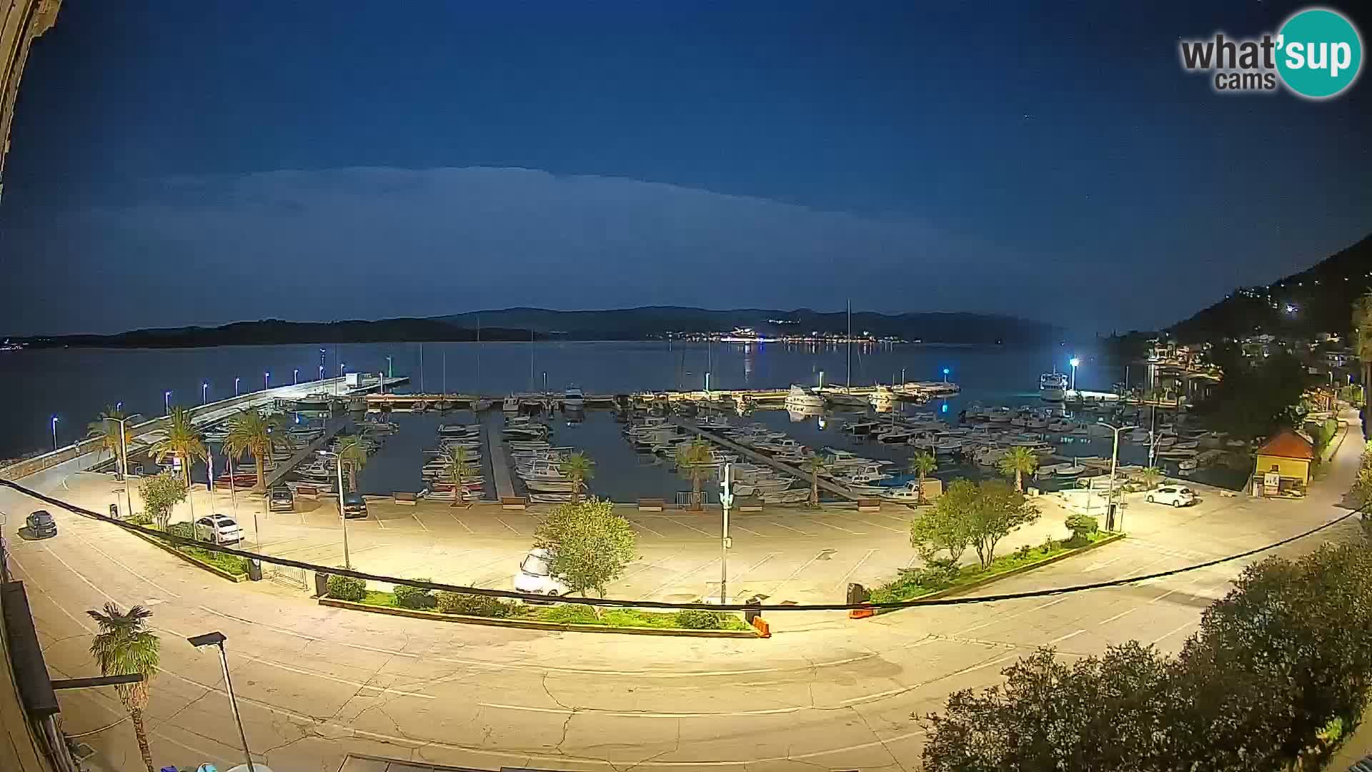 Webcam Orebić Riva – Ferry a Korčula en vivo