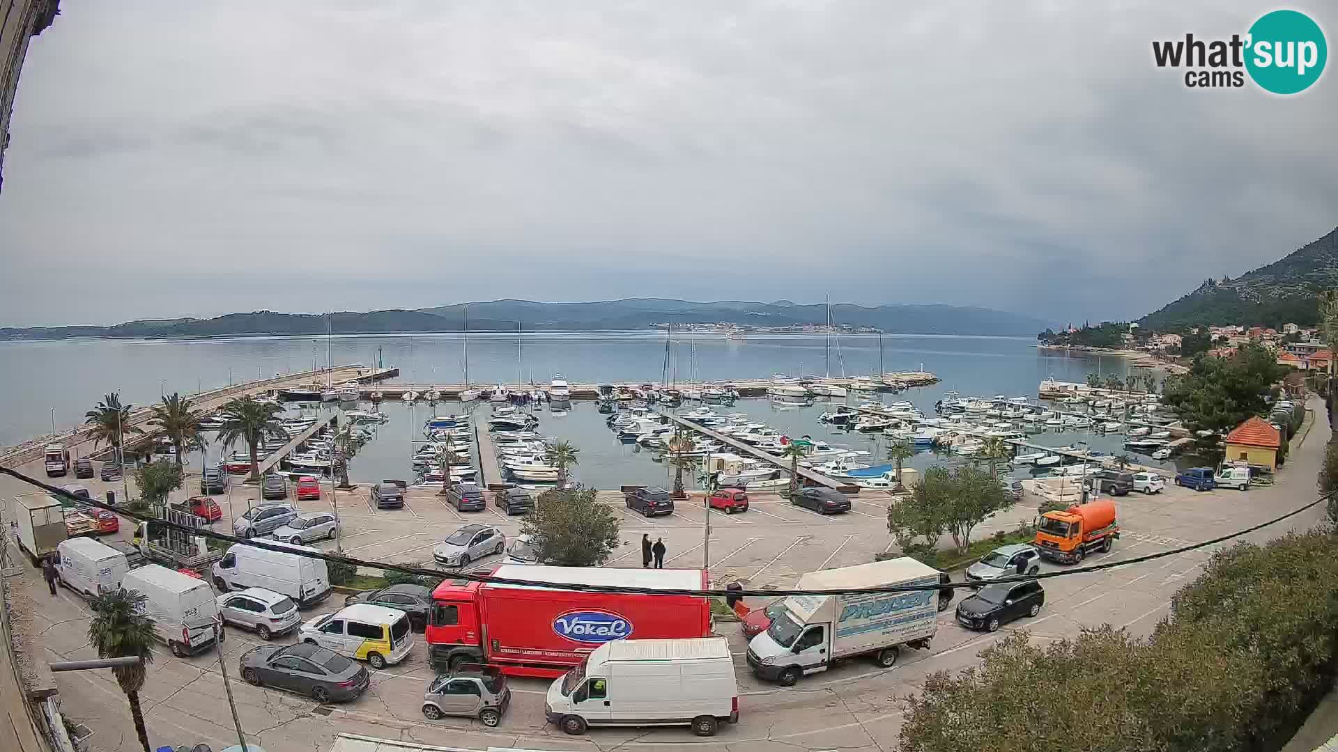 Webcam Orebić Riva – Ferry vers Korčula en direct