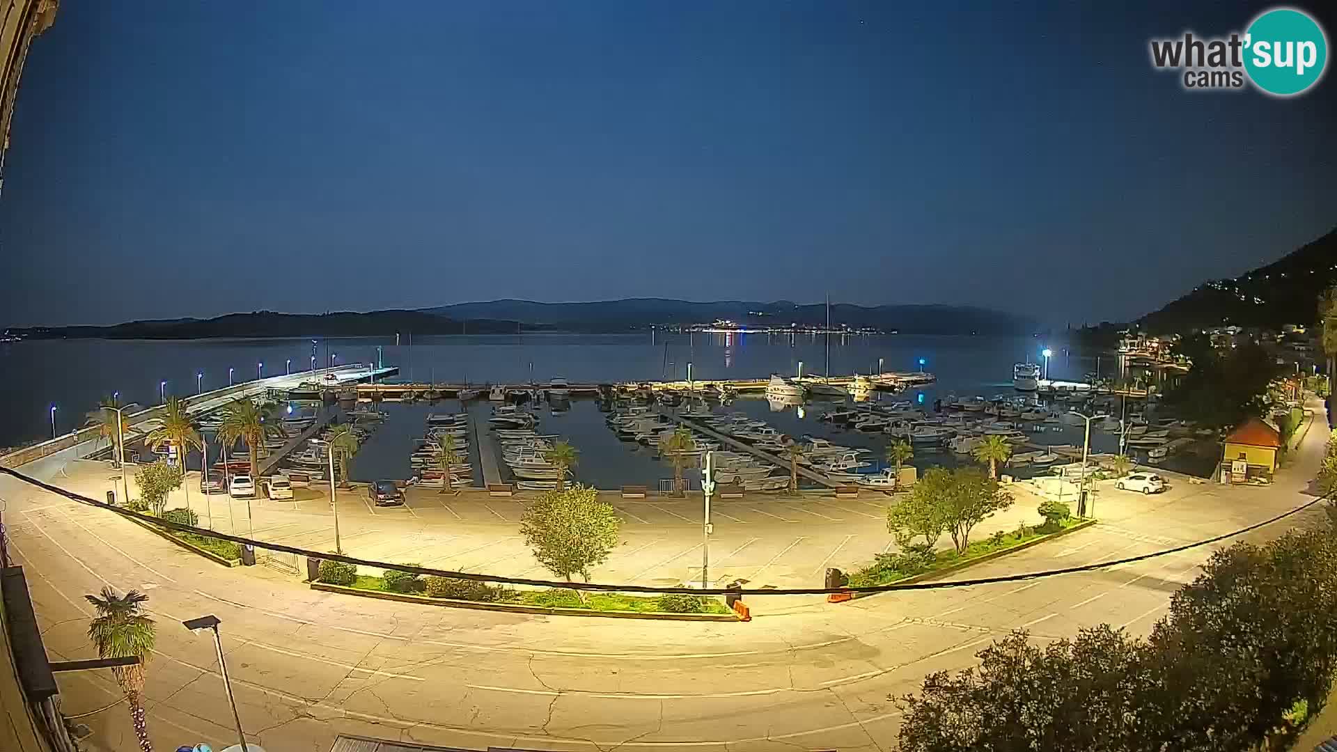 Webcam Orebić Riva – Ferry a Korčula en vivo
