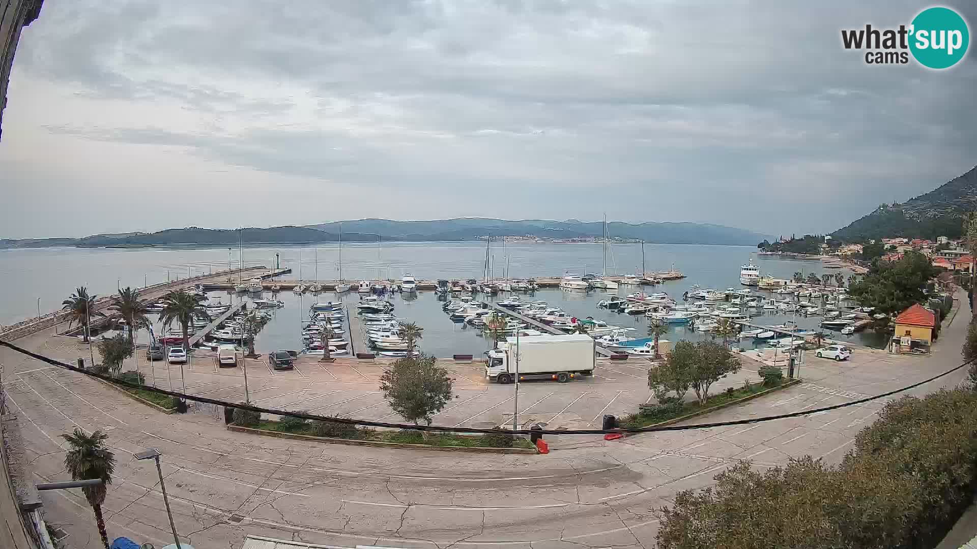 Webcam Orebić Uferpromenade – Fähre nach Korčula Live