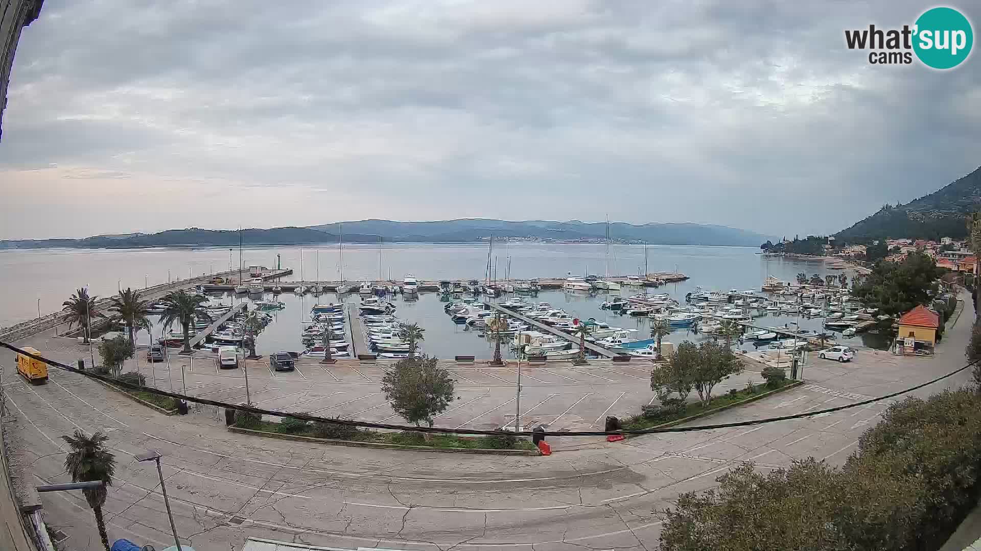 Webcam Orebić Riva – Ferry to Korčula Live