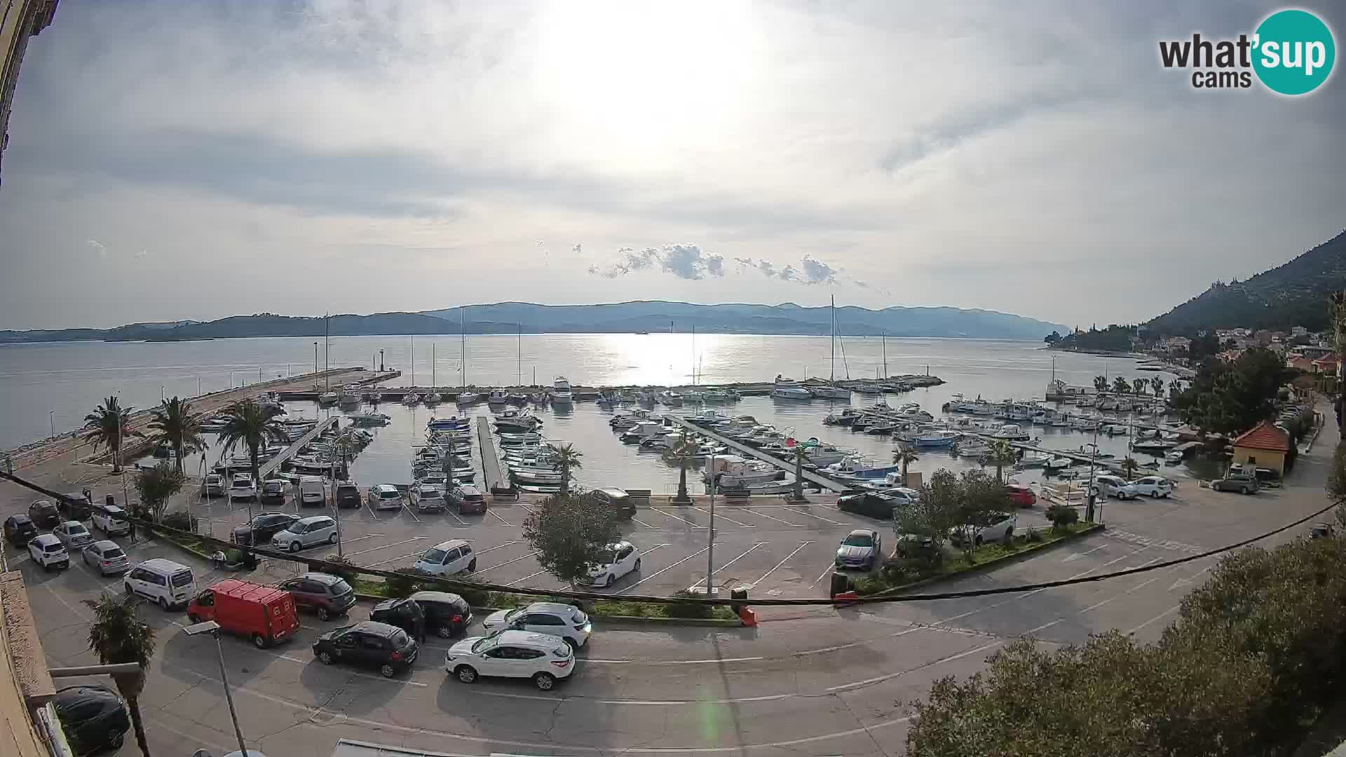 Webcam Orebić Riva – Ferry vers Korčula en direct