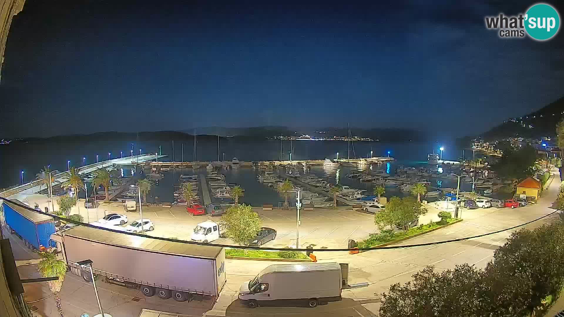 Webcam Orebić Riva – Ferry a Korčula en vivo
