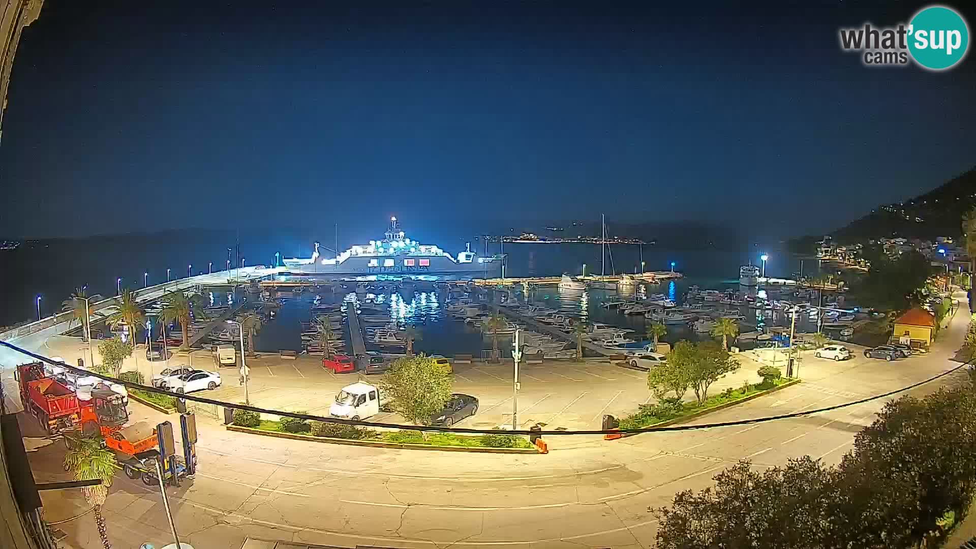 Webcam Orebić Riva – Ferry to Korčula Live