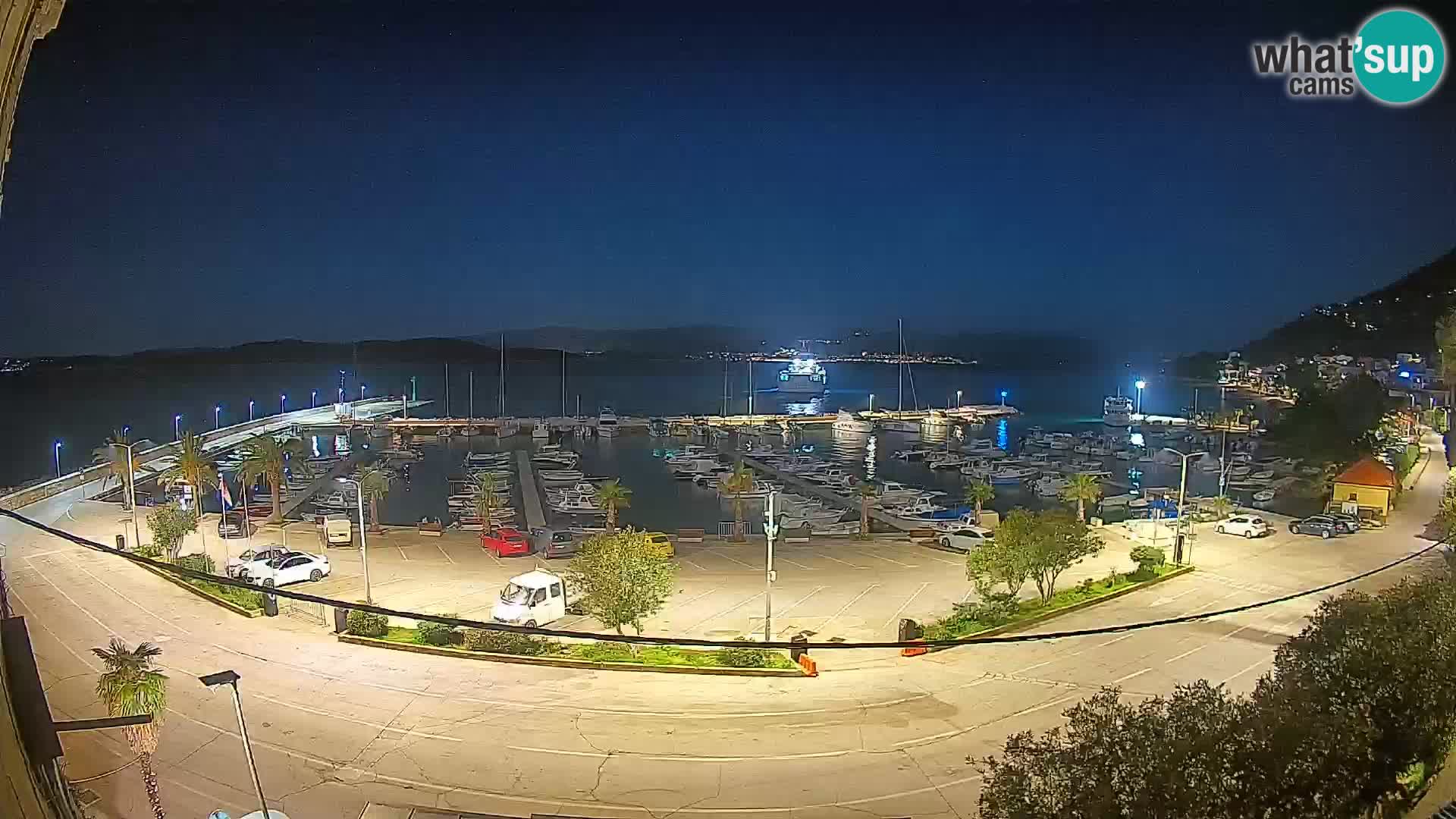 Webcam Orebić Riva – Ferry vers Korčula en direct
