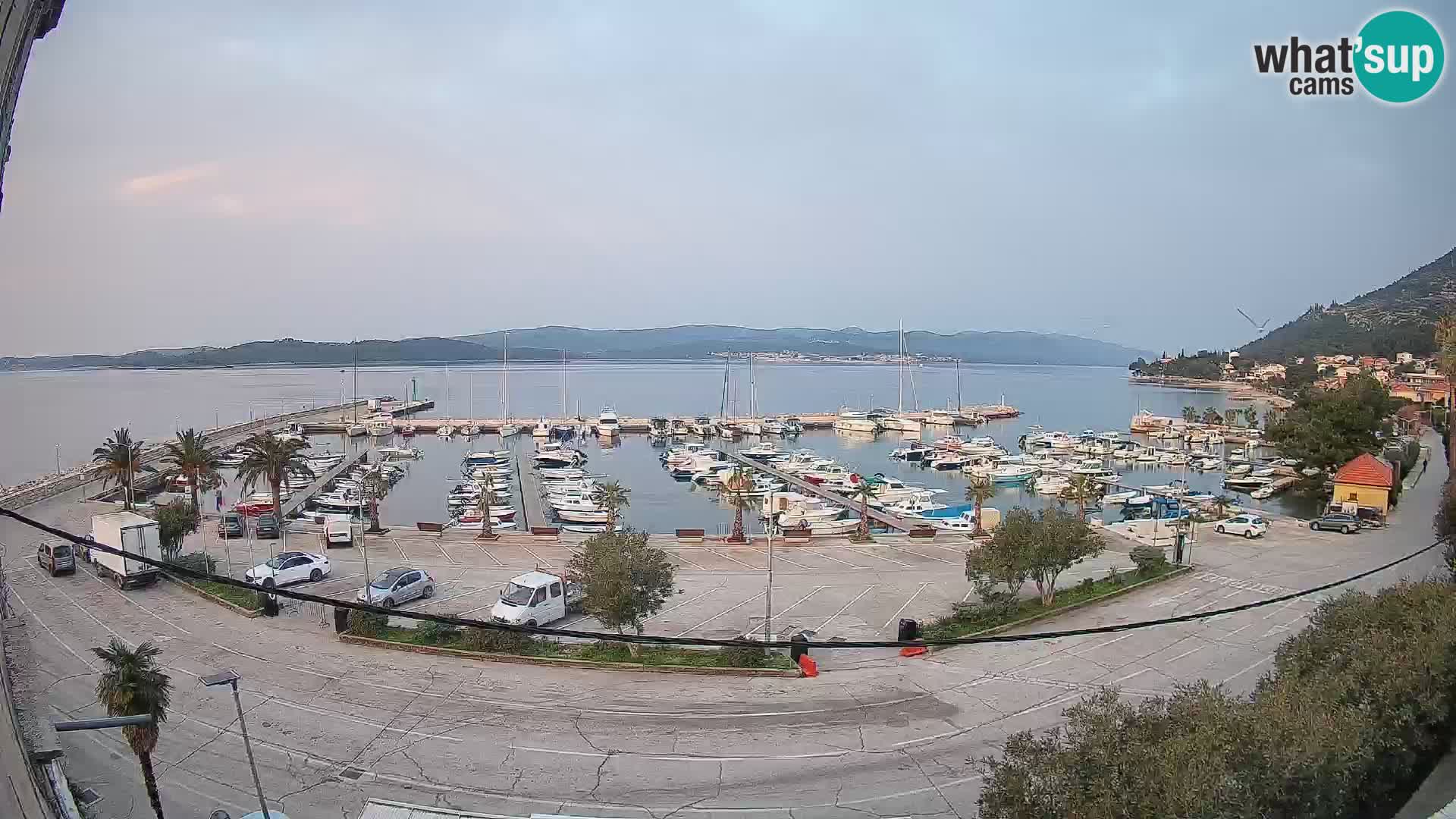 Webcam Orebić Riva – Ferry vers Korčula en direct