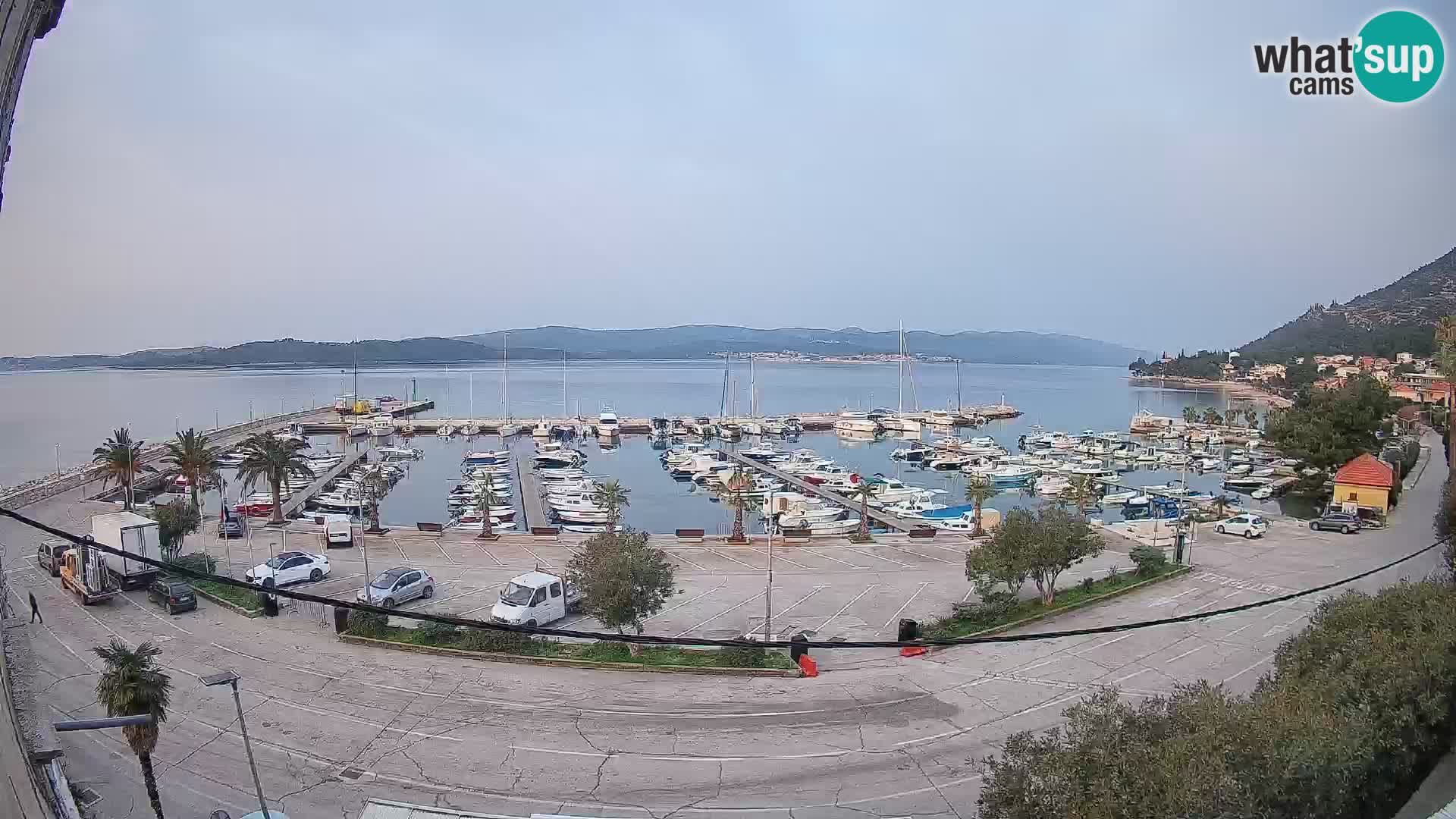 Webcam Orebić Riva – Ferry a Korčula en vivo