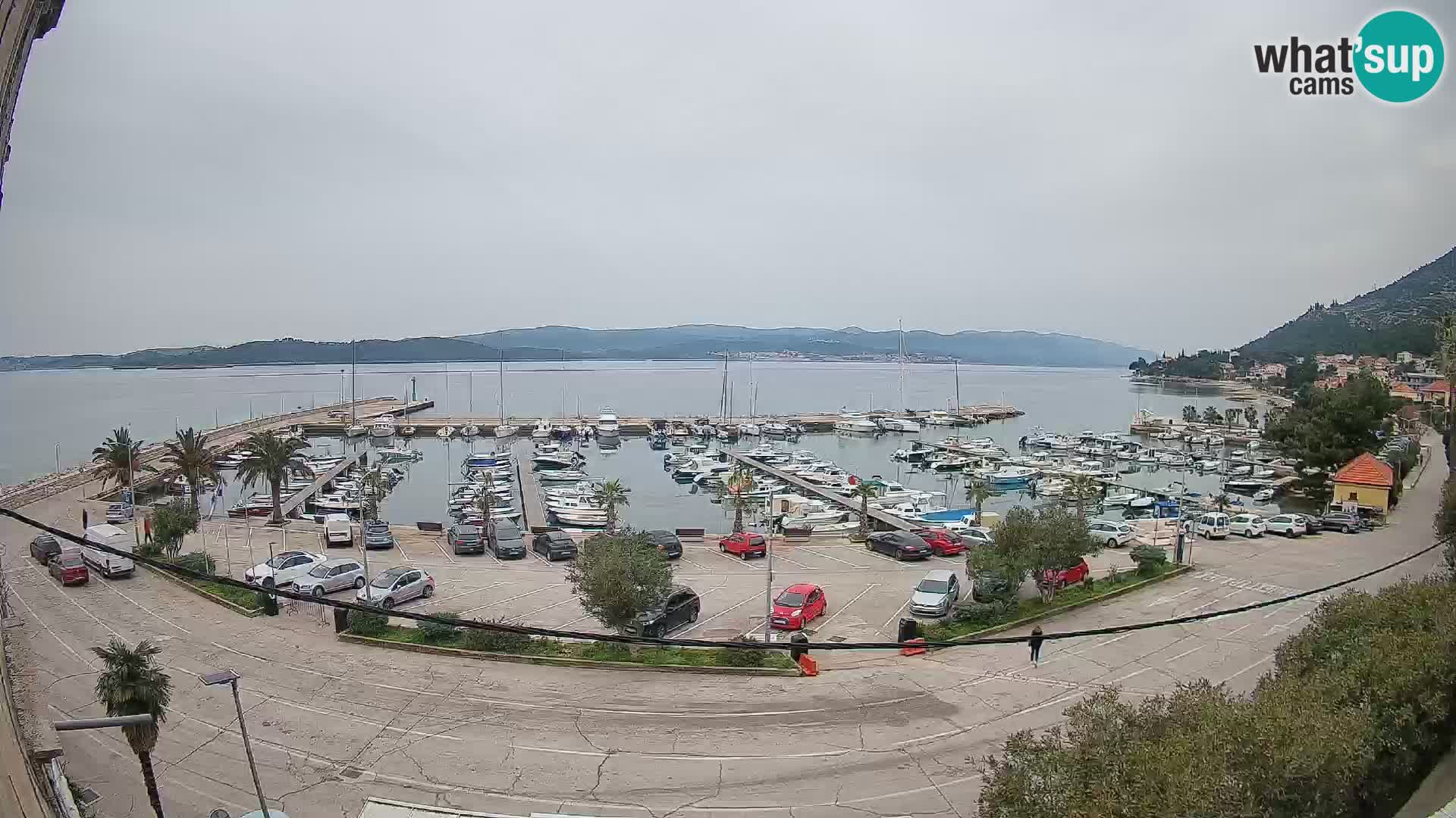 Webcam Orebić Riva – Ferry vers Korčula en direct