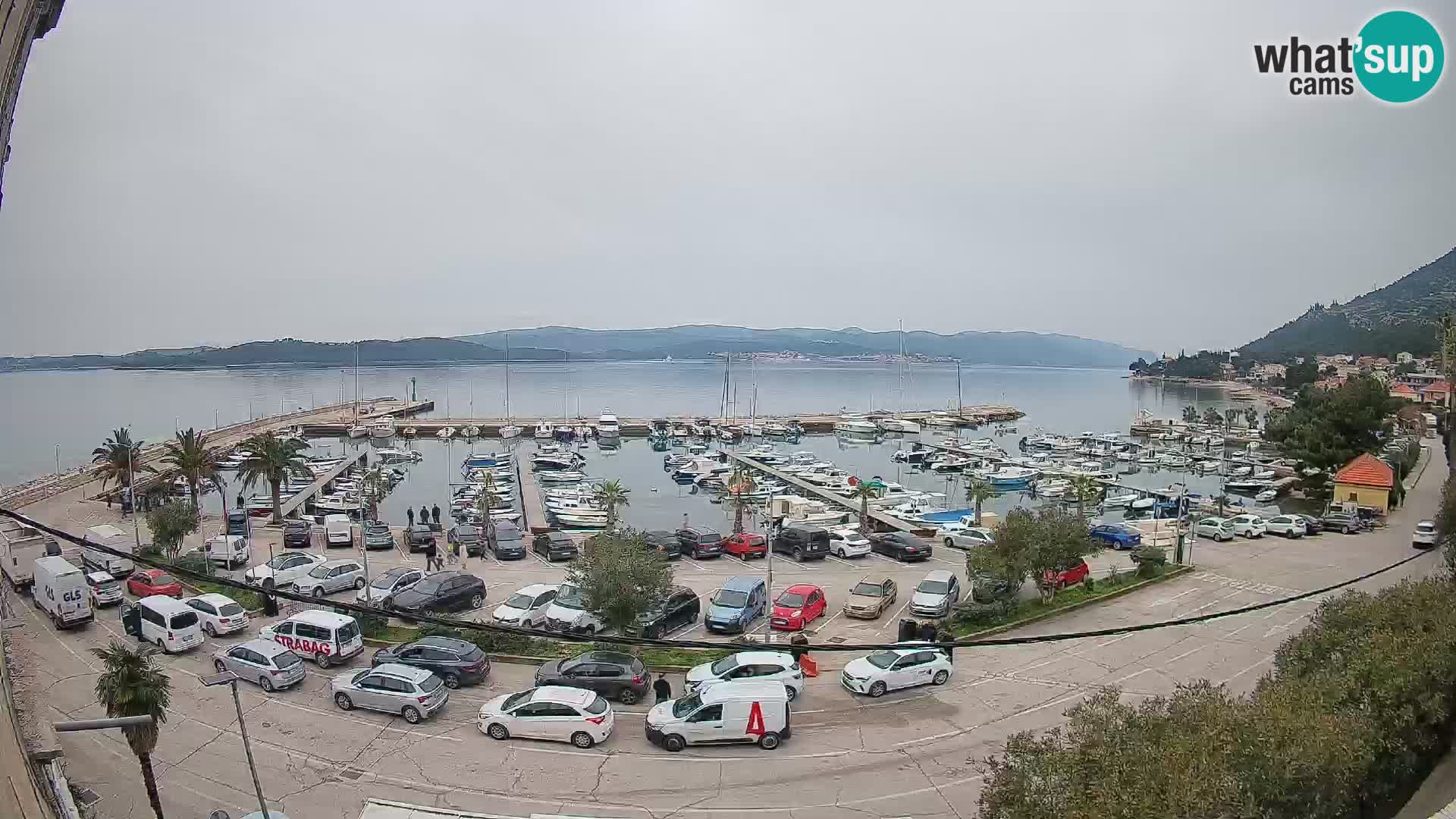 Webcam Orebić Riva – Ferry to Korčula Live