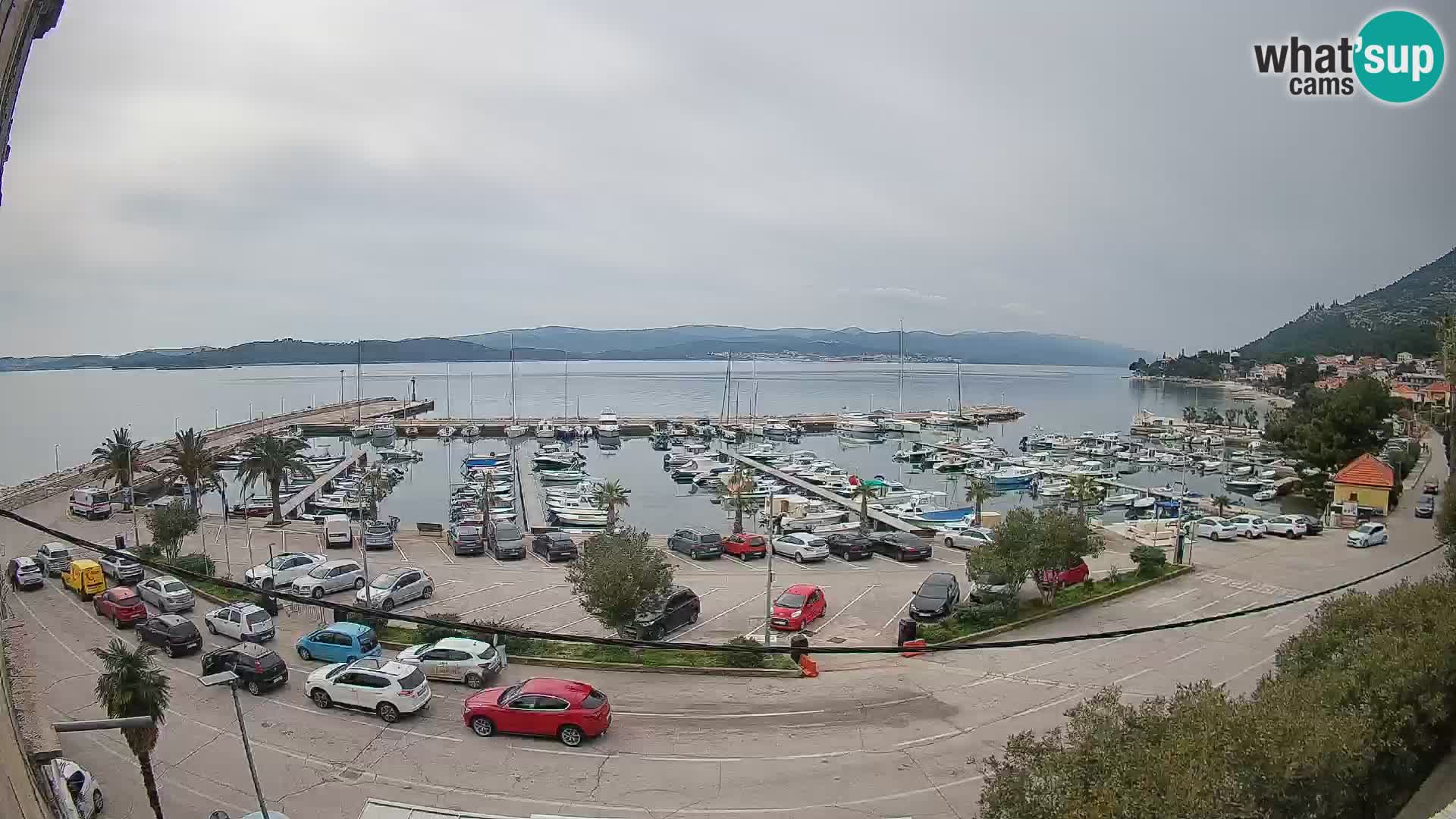 Webcam Orebić Riva – Ferry vers Korčula en direct