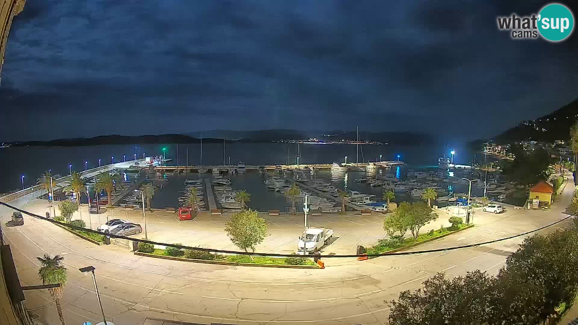 Webcam Orebić Uferpromenade – Fähre nach Korčula Live