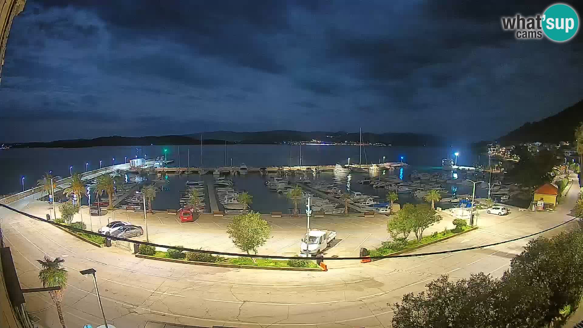 Spletna kamera Orebić Riva – Trajekt za Korčulo v živo