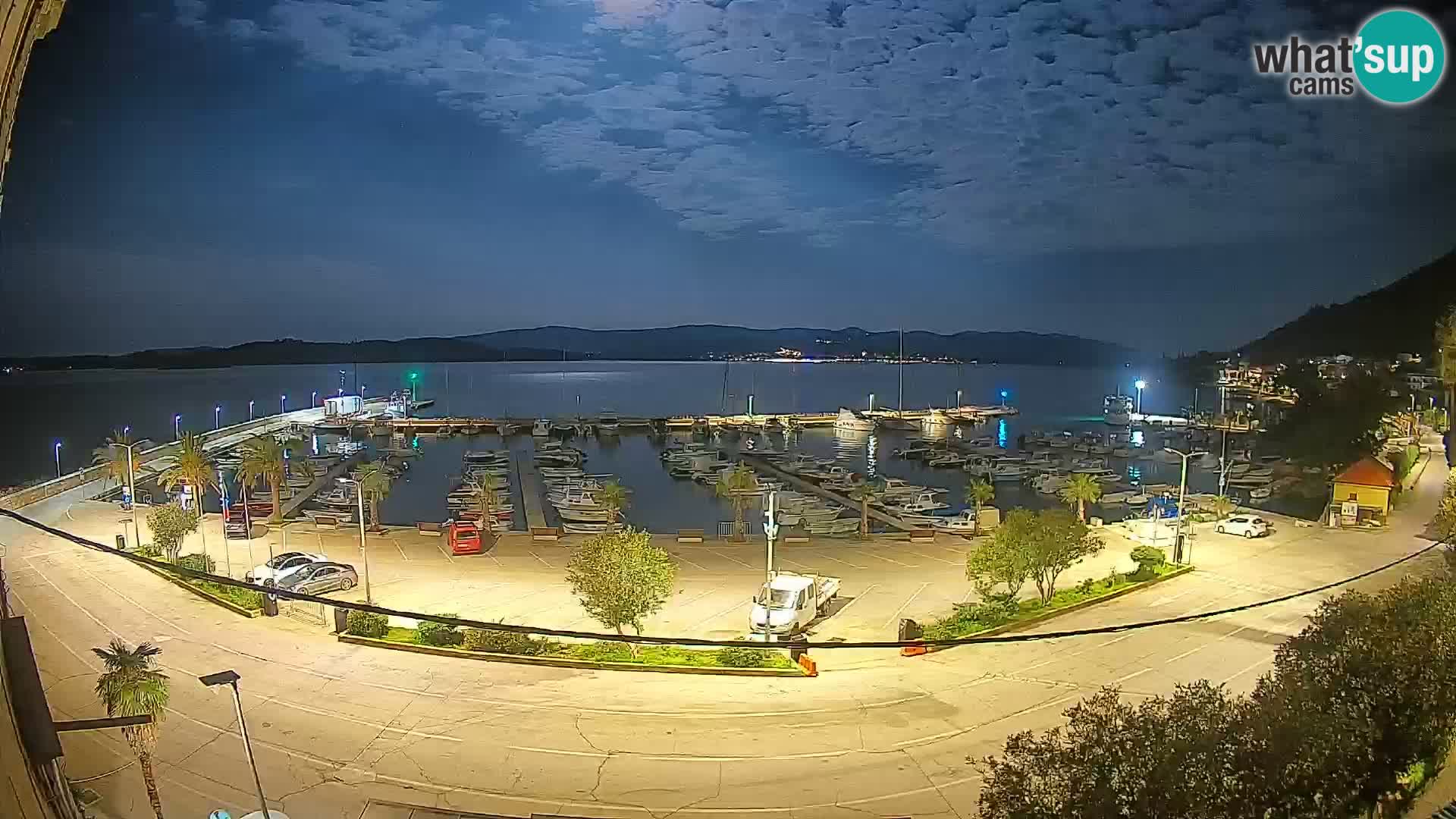 Webcam Orebić Riva – Ferry a Korčula en vivo