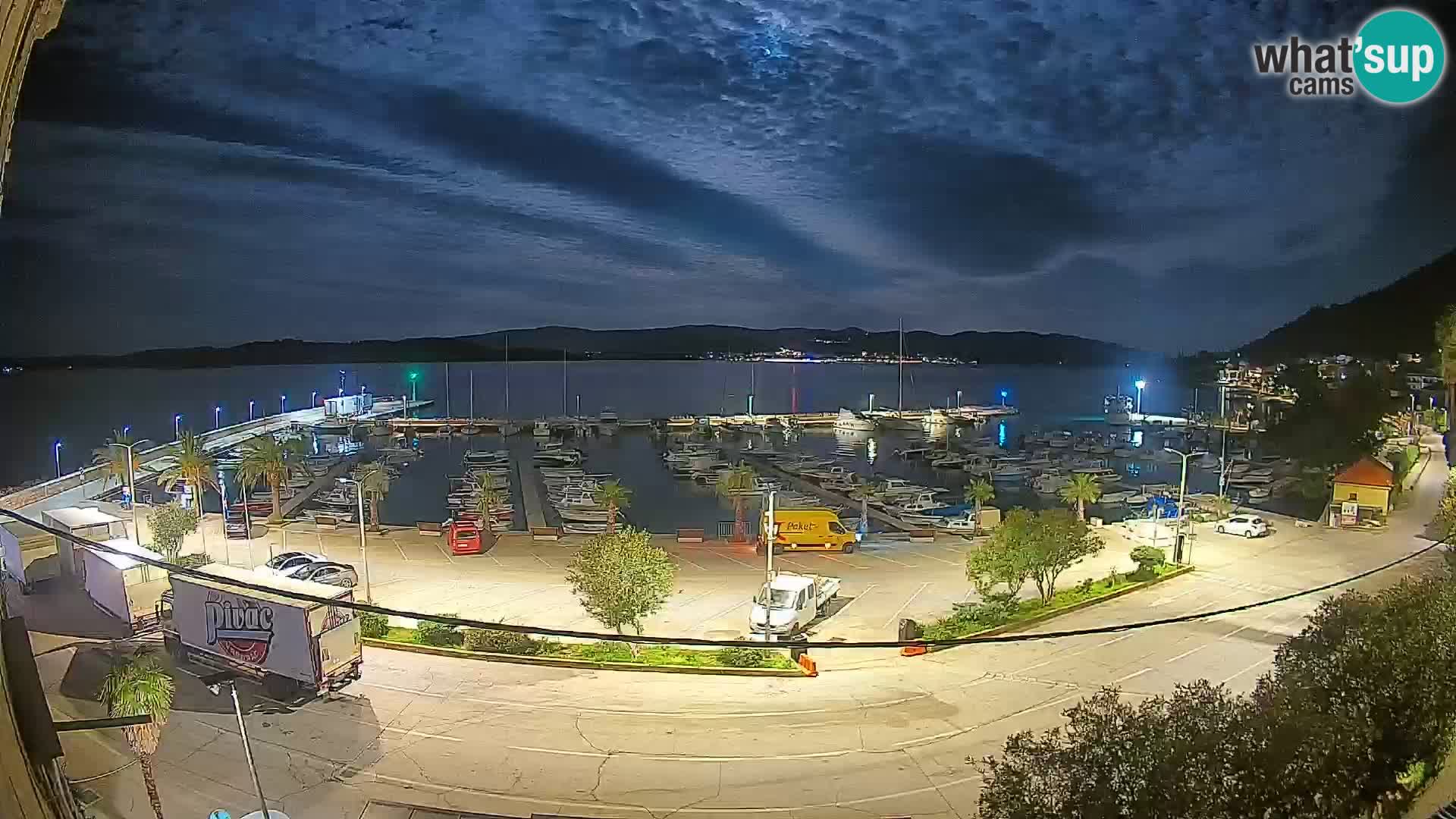 Webcam Orebić Uferpromenade – Fähre nach Korčula Live