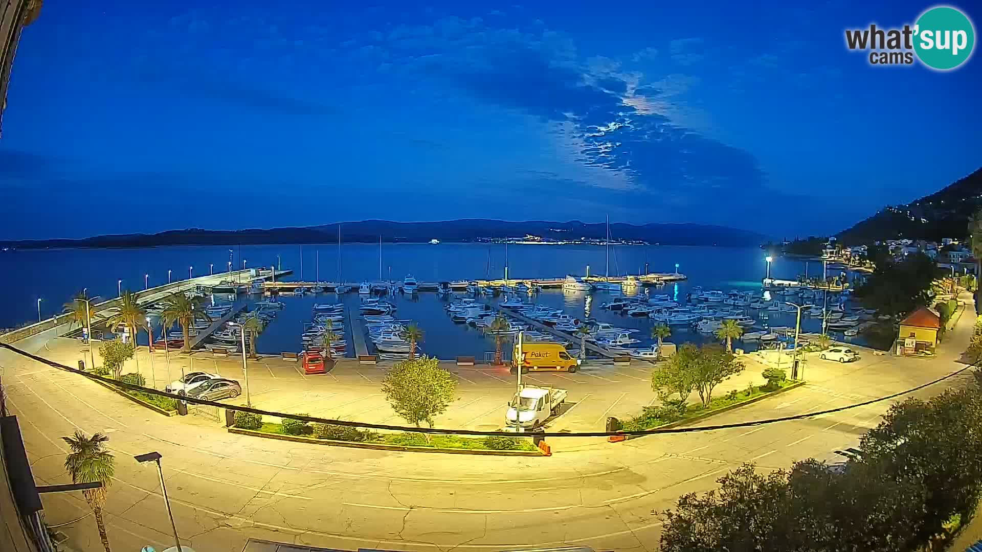 Webcam Orebić Uferpromenade – Fähre nach Korčula Live