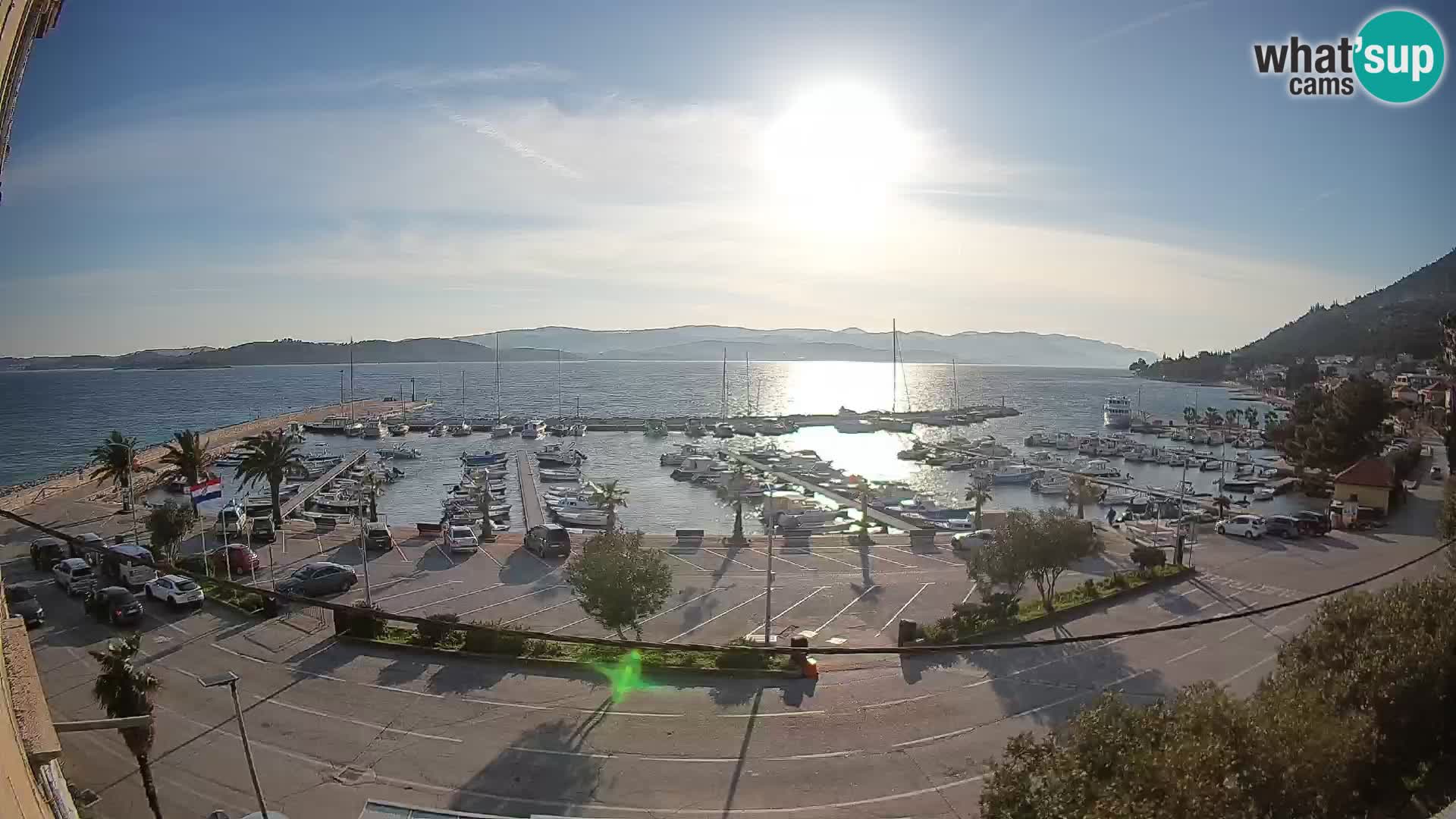 Webcam Orebić Riva – Ferry vers Korčula en direct