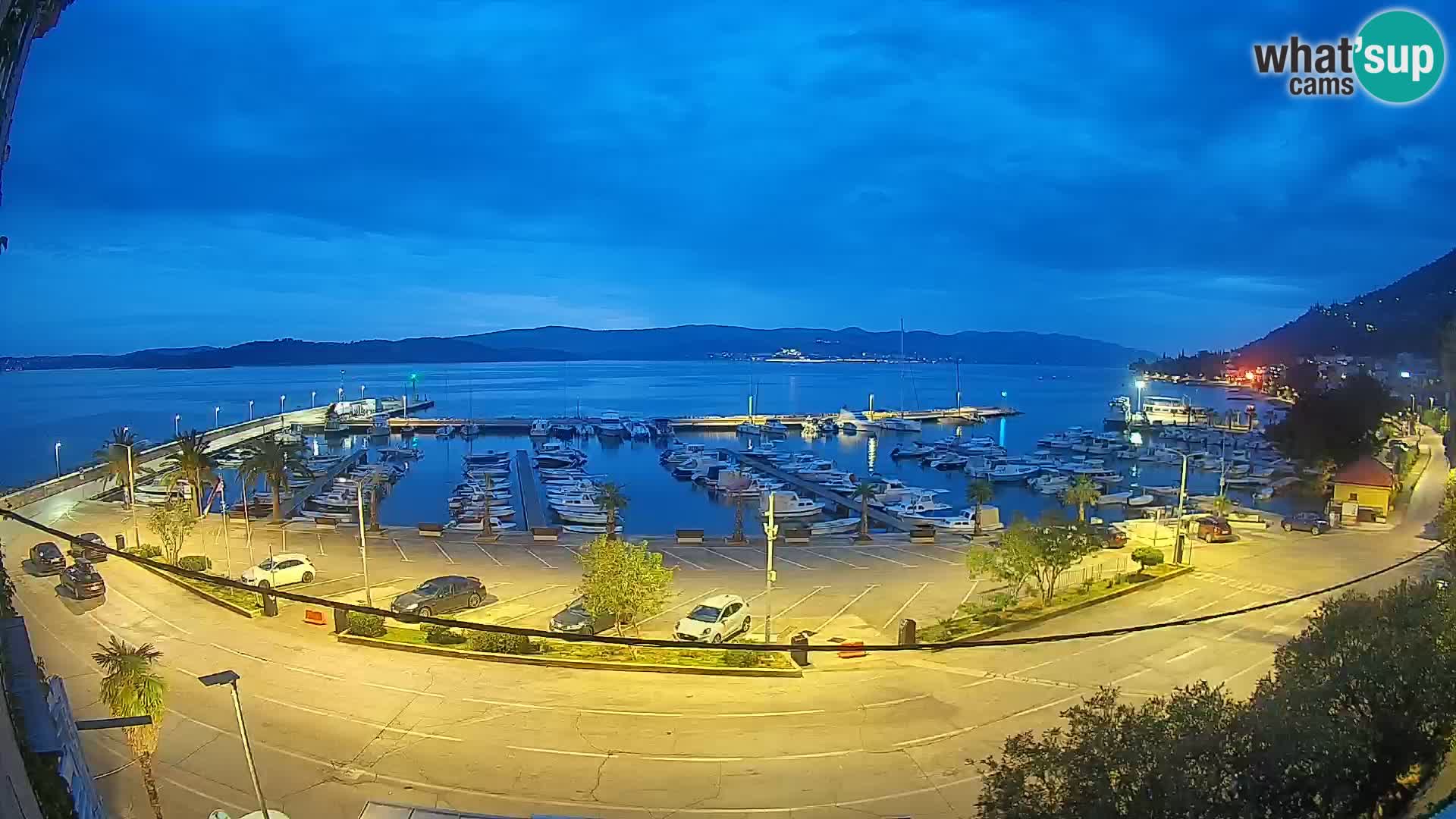 Webcam Orebić Riva – Ferry to Korčula Live