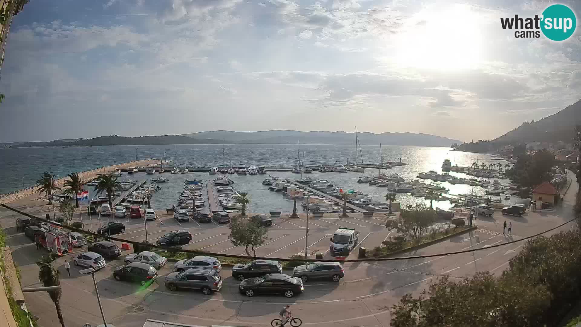 Webcam Orebić Riva – Ferry to Korčula Live