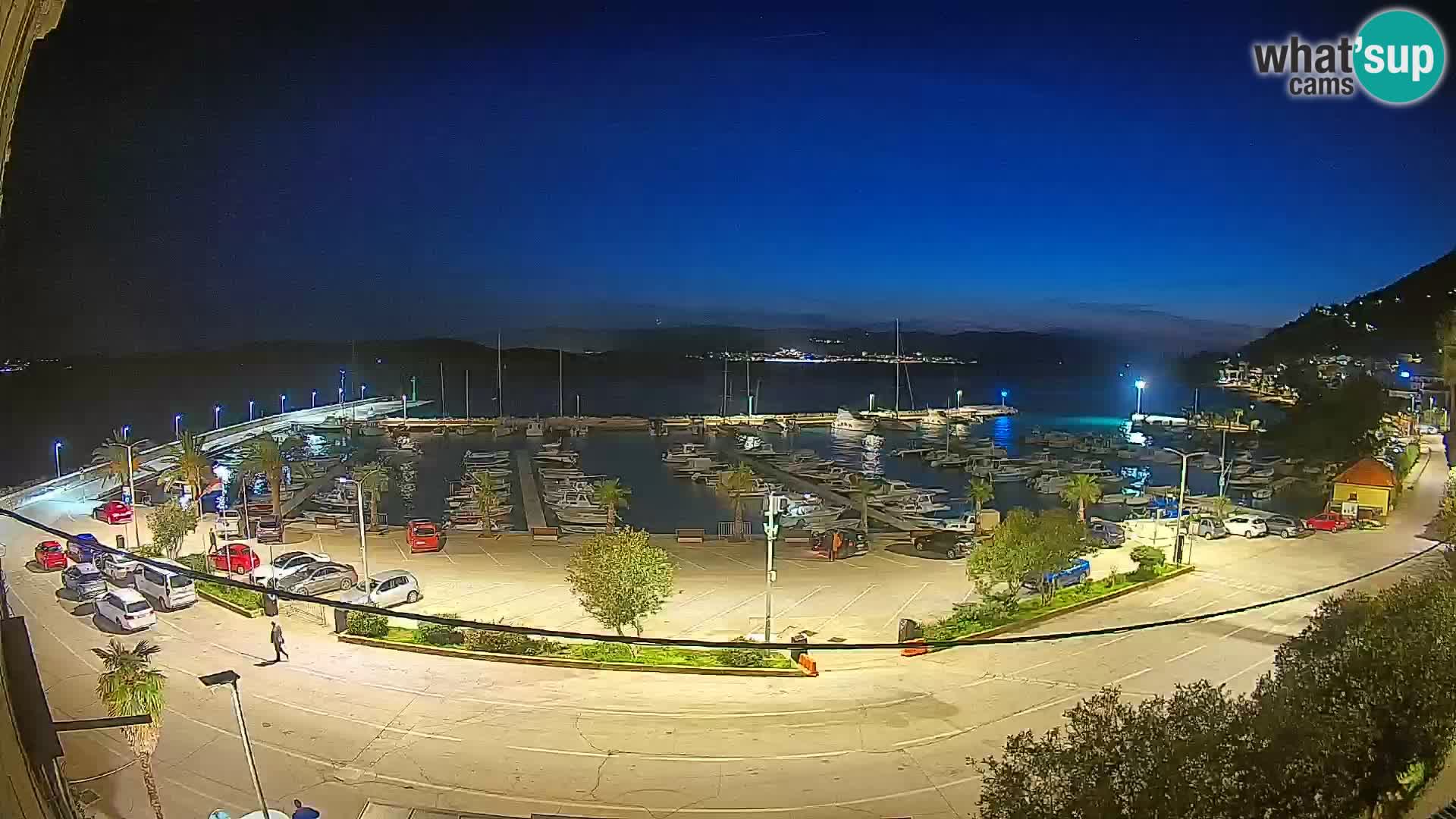 Spletna kamera Orebić Riva – Trajekt za Korčulo v živo