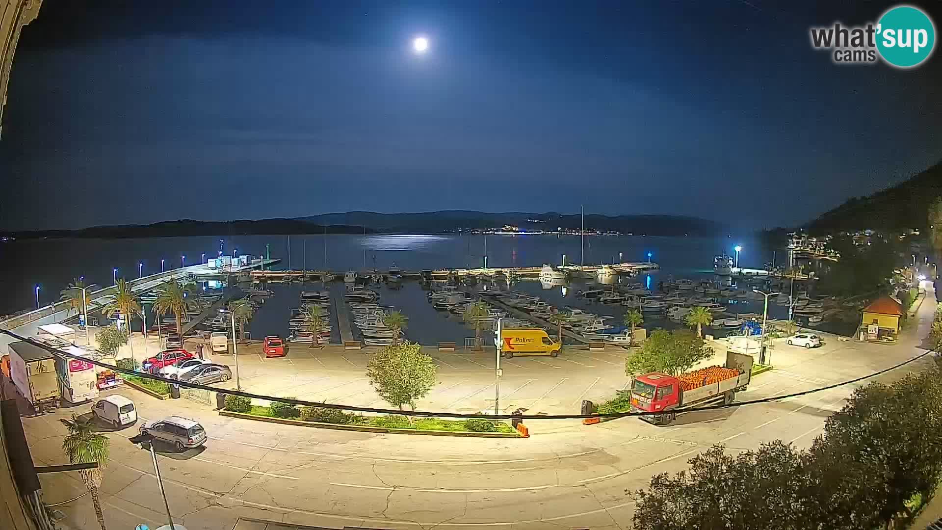 Webcam Orebić Riva – Ferry vers Korčula en direct