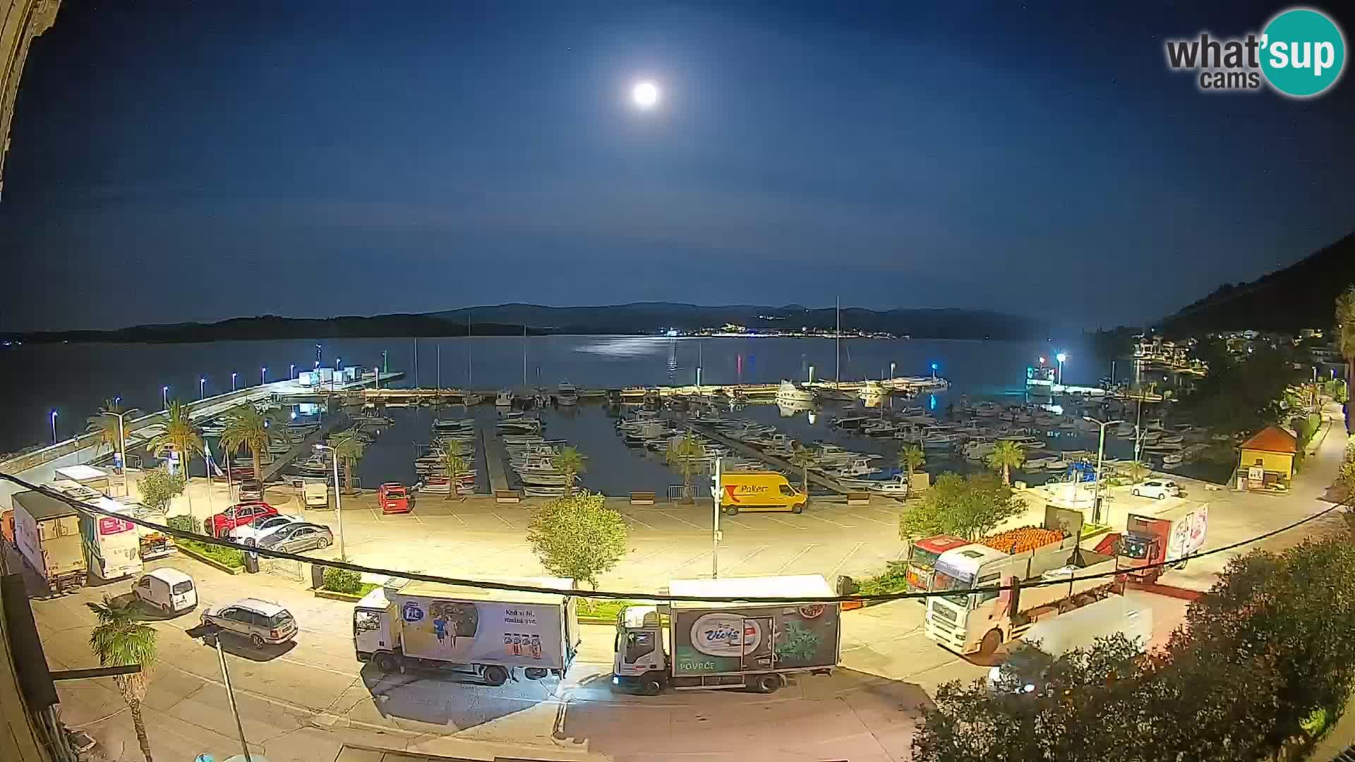 Webcam Orebić Riva – Ferry to Korčula Live