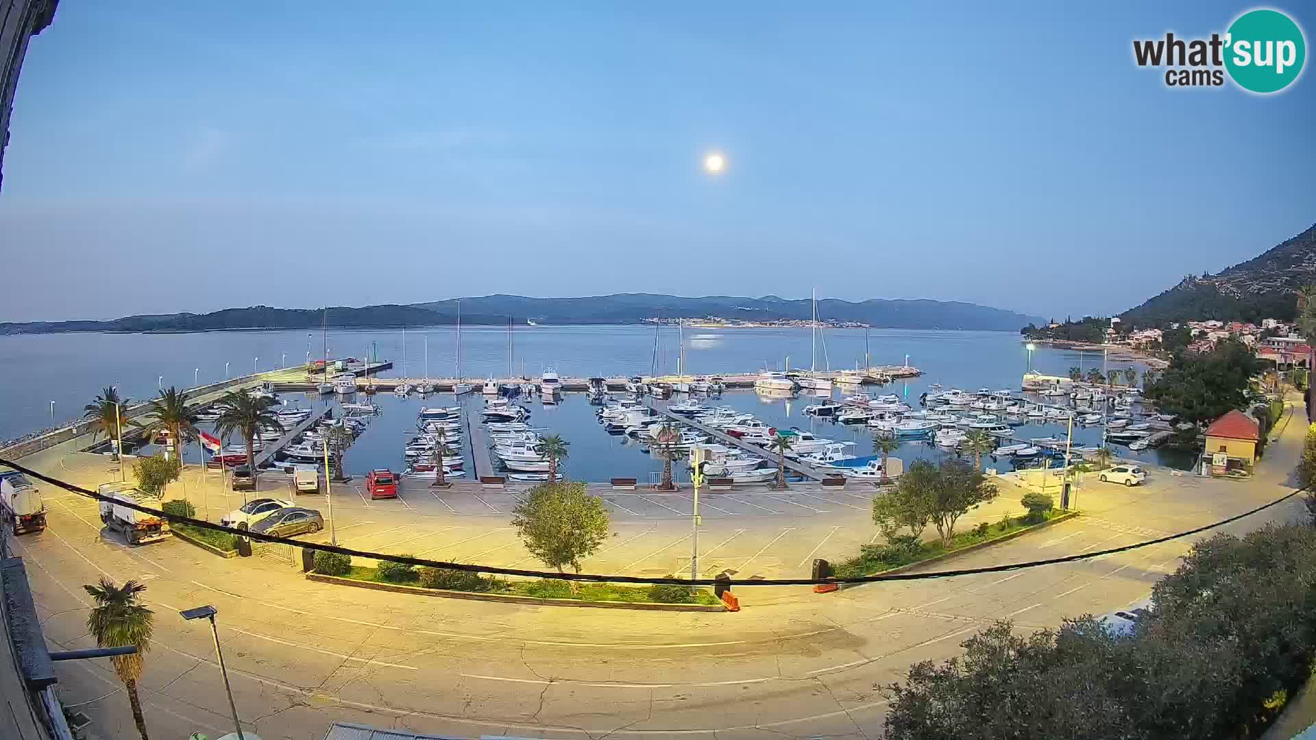 Webcam Orebić Riva – Ferry vers Korčula en direct