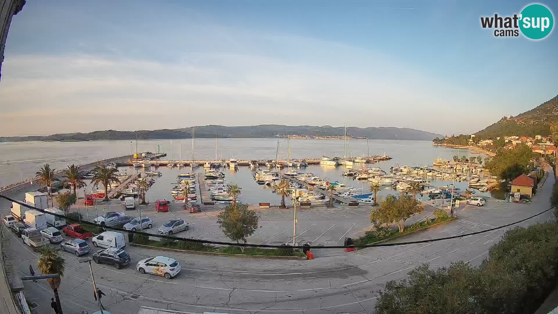 Webcam Orebić Riva – Ferry vers Korčula en direct
