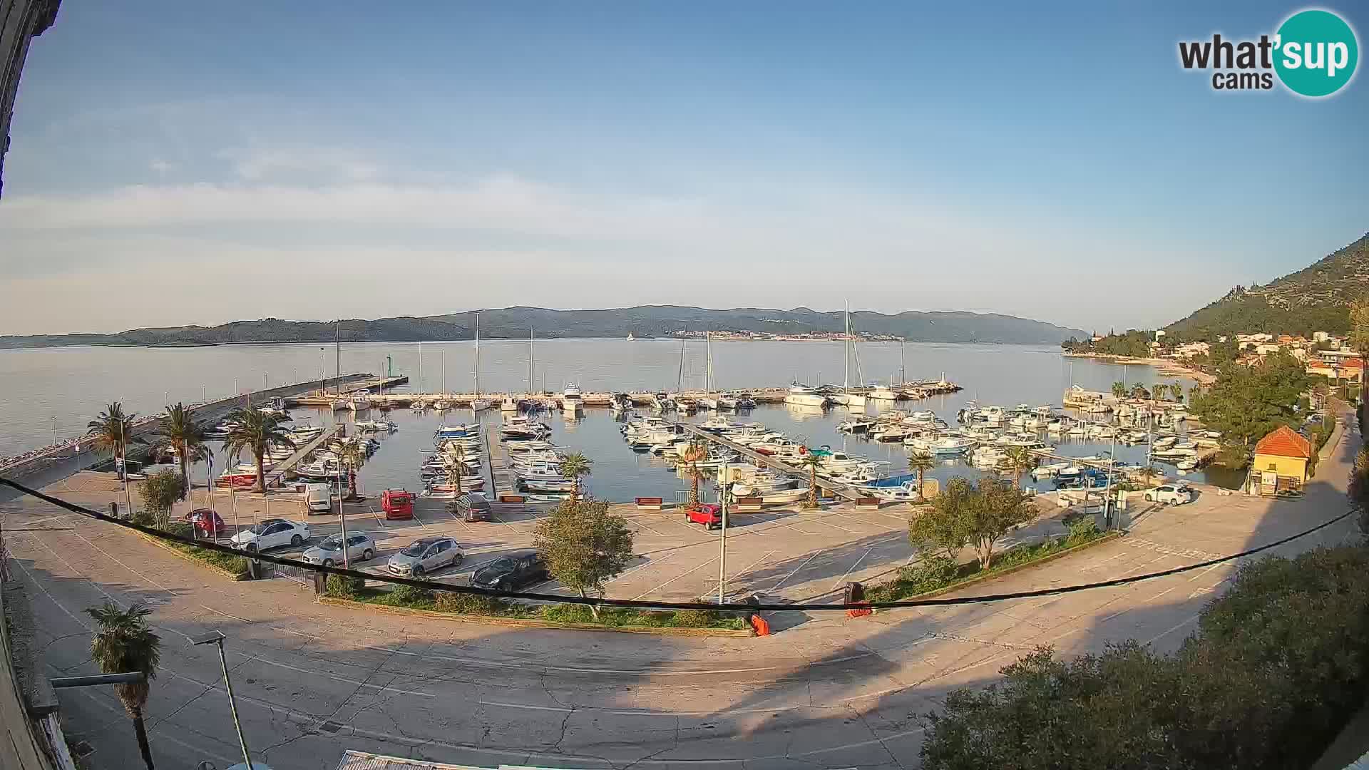 Web kamera Orebić Riva – Trajekt za Korčulu uživo