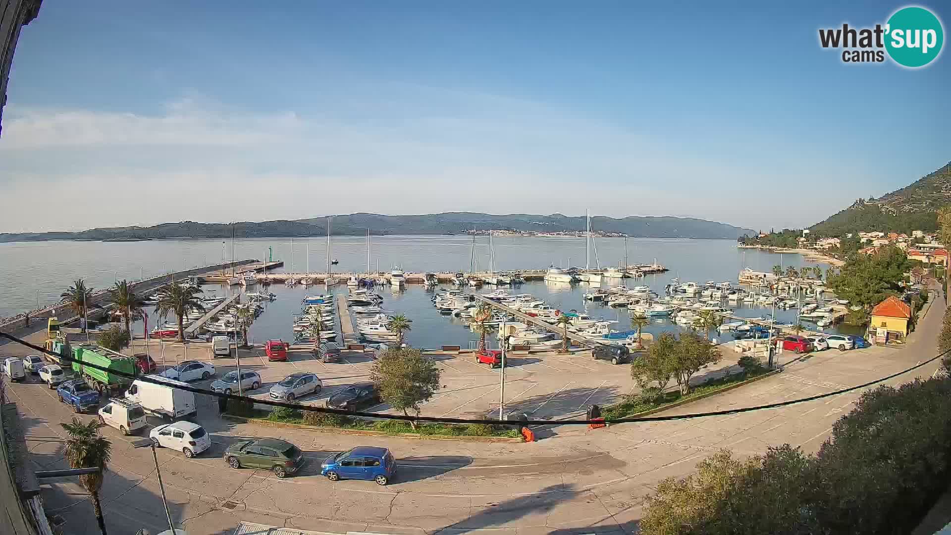 Webcam Orebić Riva – Ferry to Korčula Live