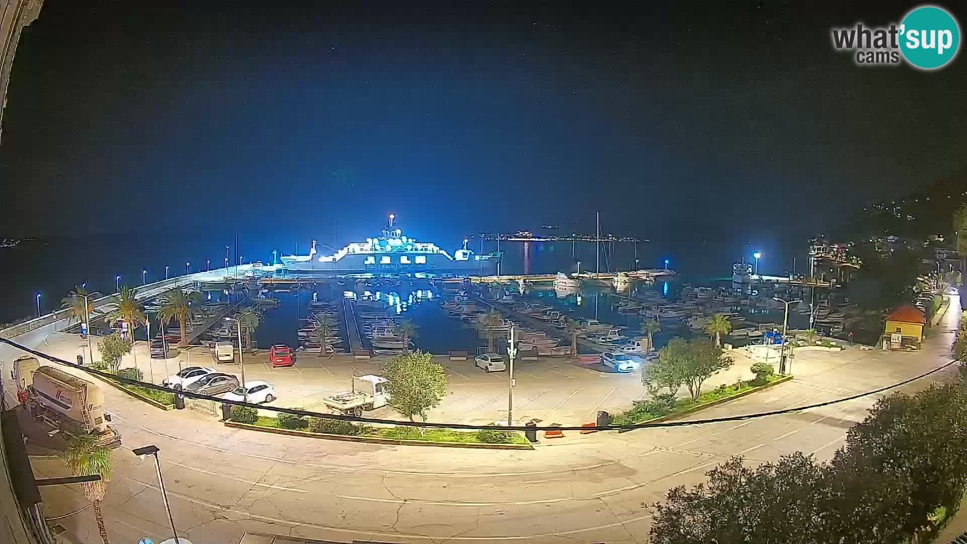 Webcam Orebić Riva – Ferry to Korčula Live