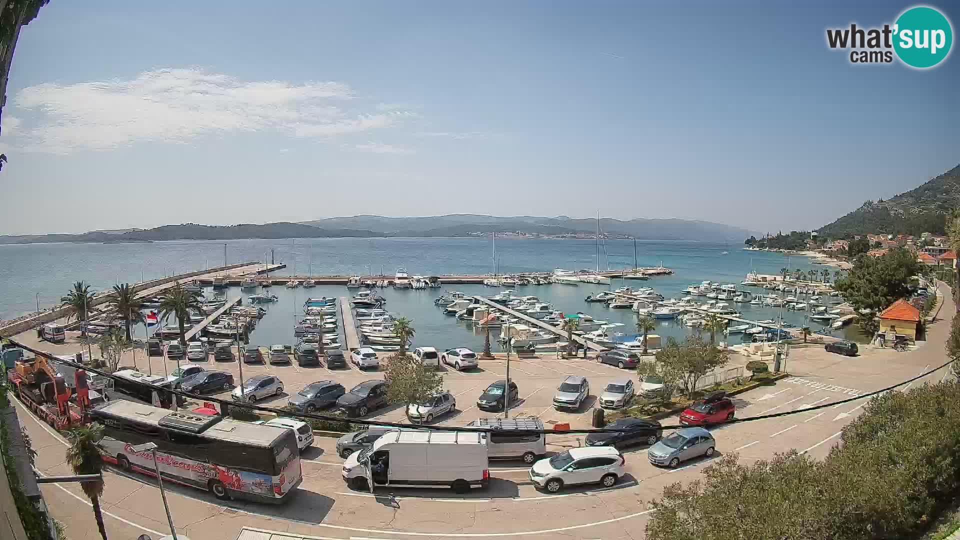 Web kamera Orebić Riva – Trajekt za Korčulu uživo