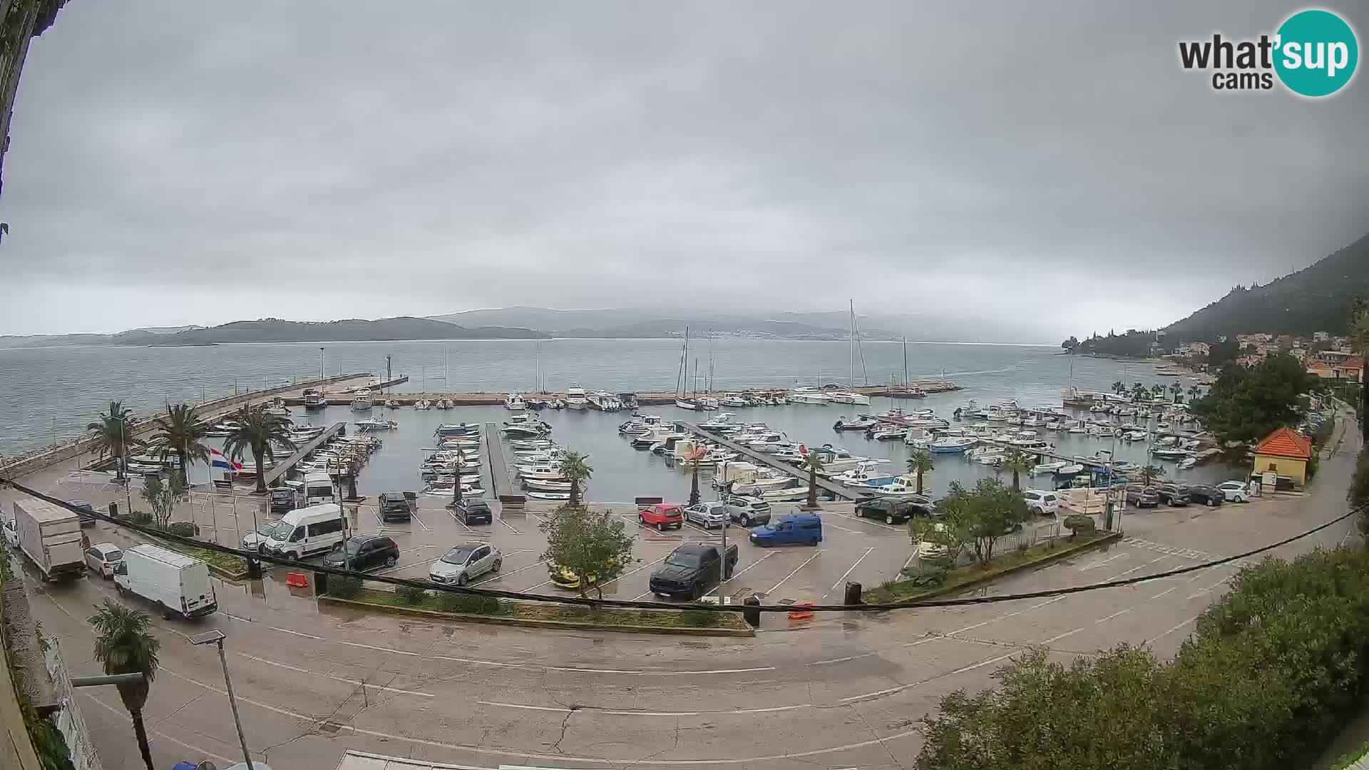 Webcam Orebić Riva – Ferry a Korčula en vivo